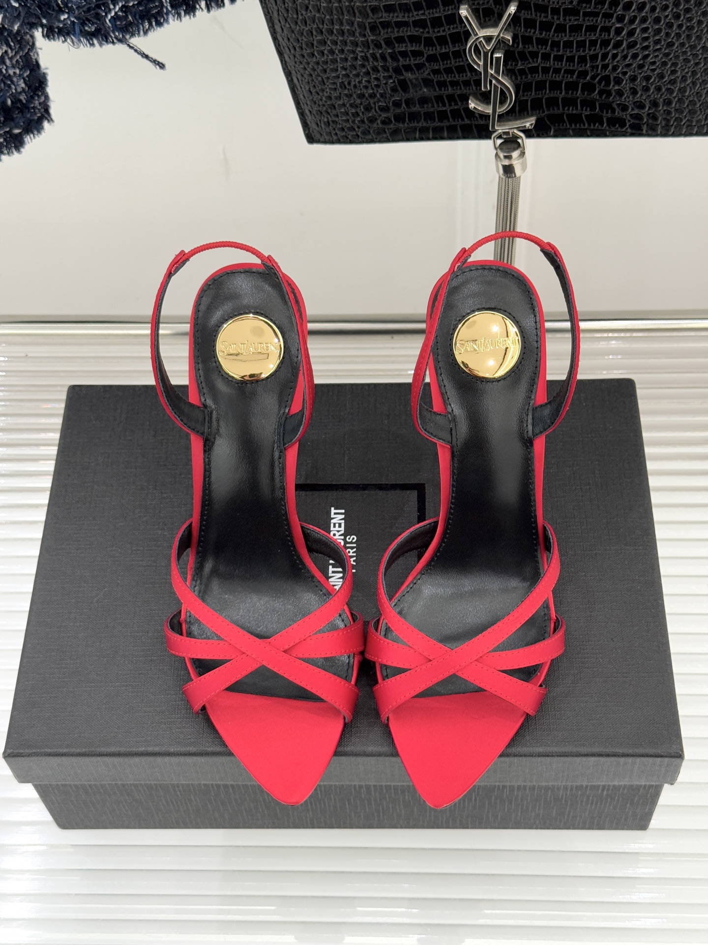 Saint Lauren*YSL圣罗兰26WF新品性感尖头细带高跟凉鞋简直是为想在夏日slay全场的姐妹