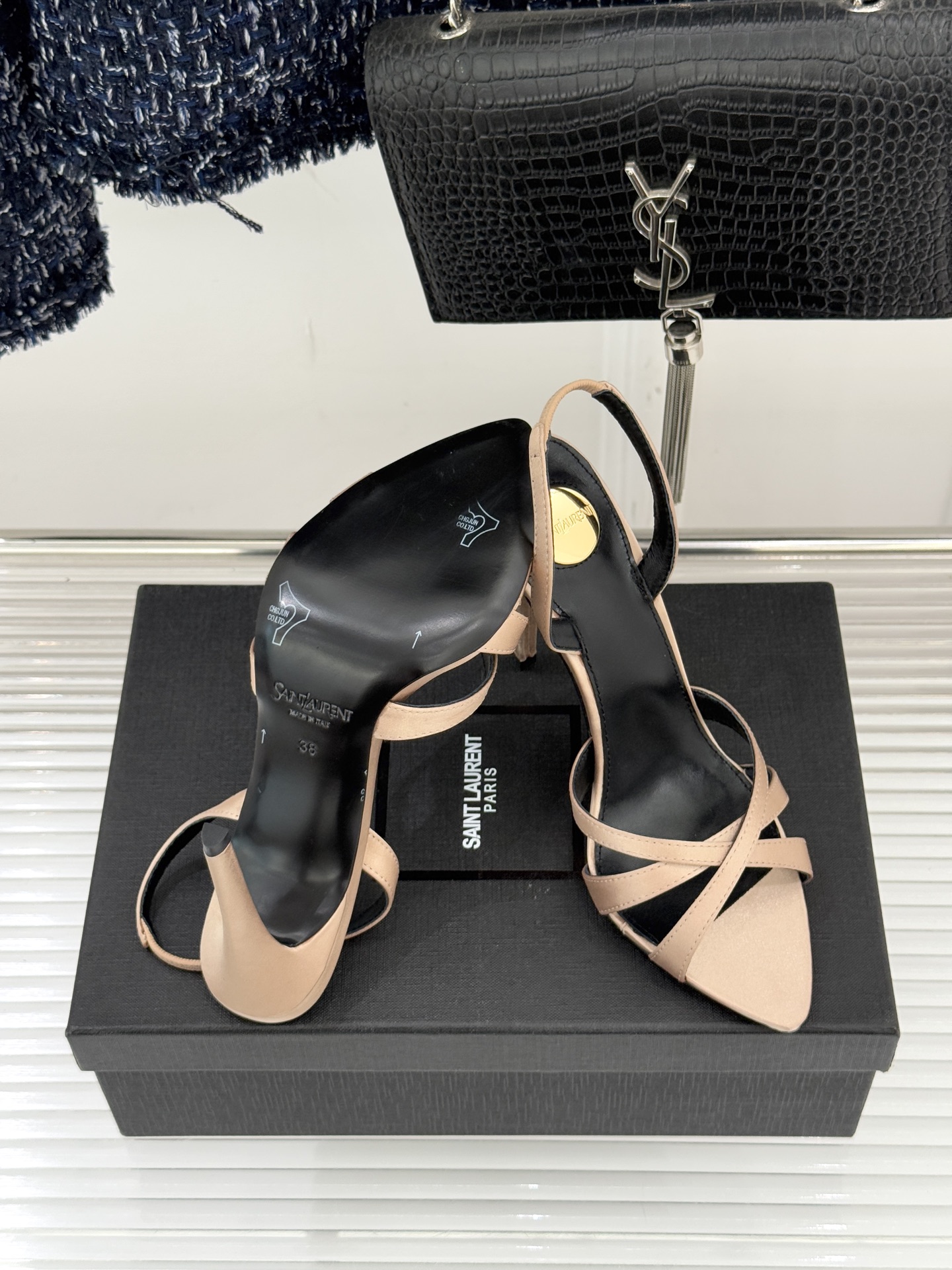 Saint Lauren*YSL圣罗兰26WF新品性感尖头细带高跟凉鞋简直是为想在夏日slay全场的姐妹