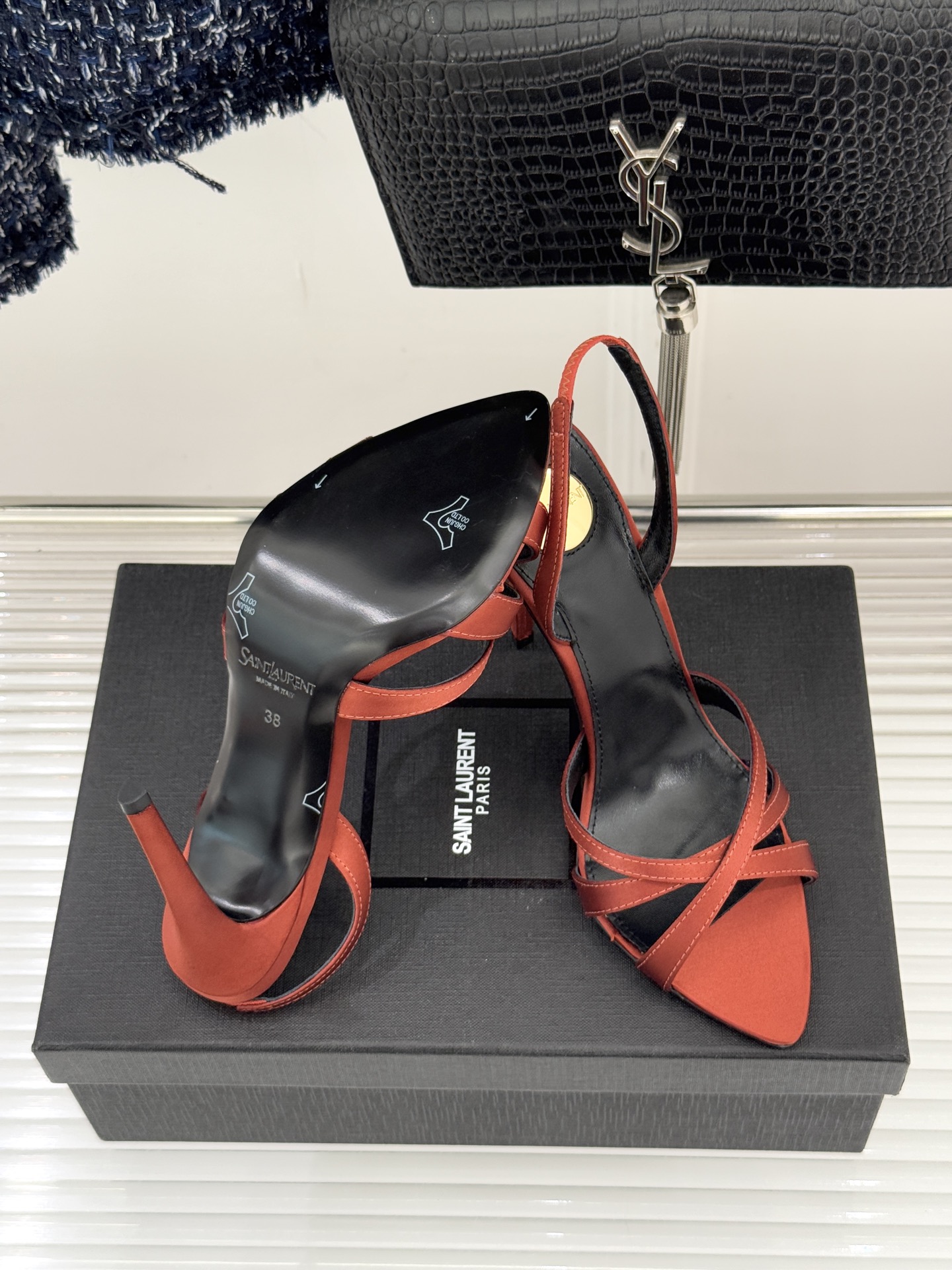 Saint Lauren*YSL圣罗兰26WF新品性感尖头细带高跟凉鞋简直是为想在夏日slay全场的姐妹