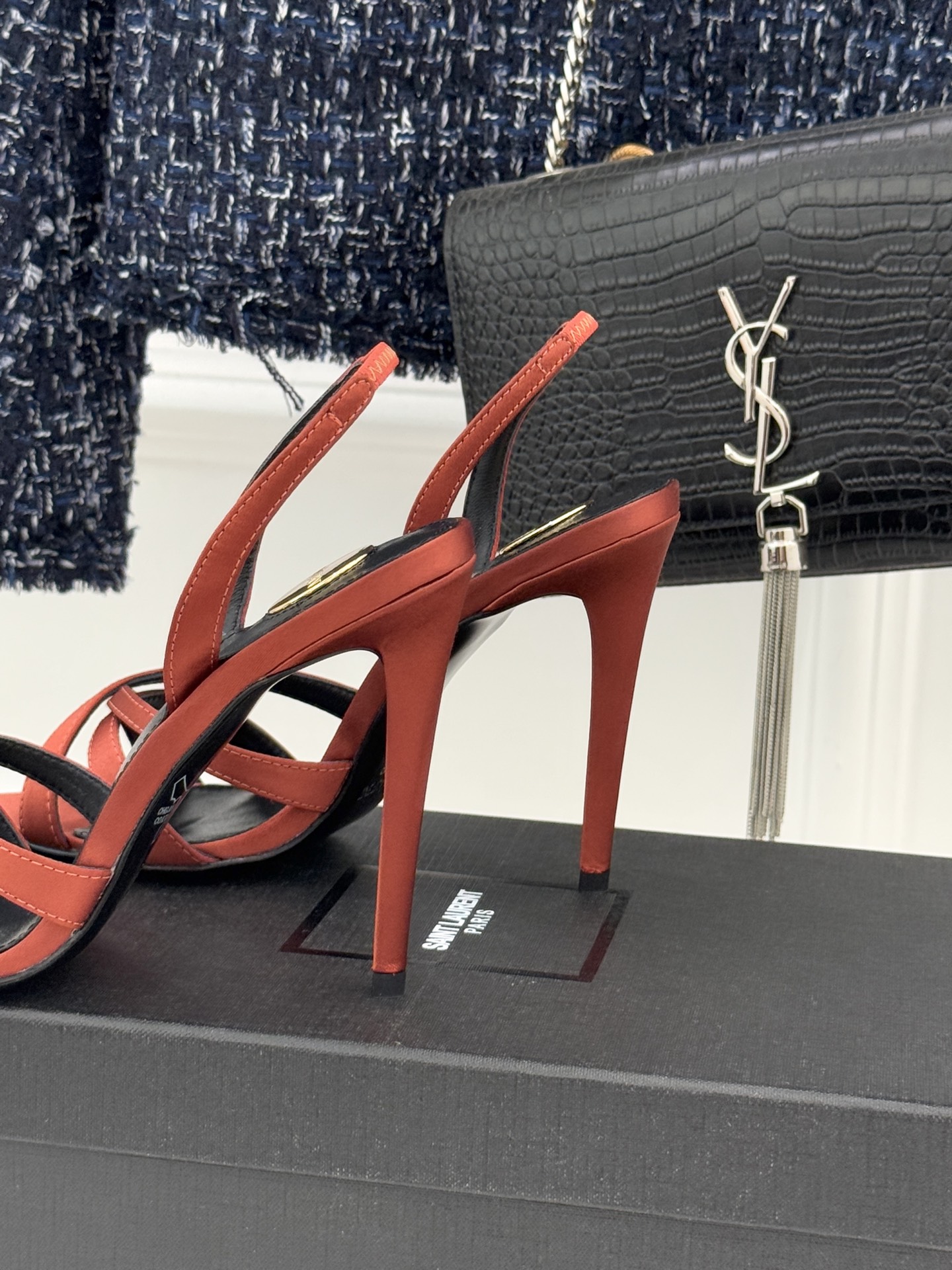 Saint Lauren*YSL圣罗兰26WF新品性感尖头细带高跟凉鞋简直是为想在夏日slay全场的姐妹
