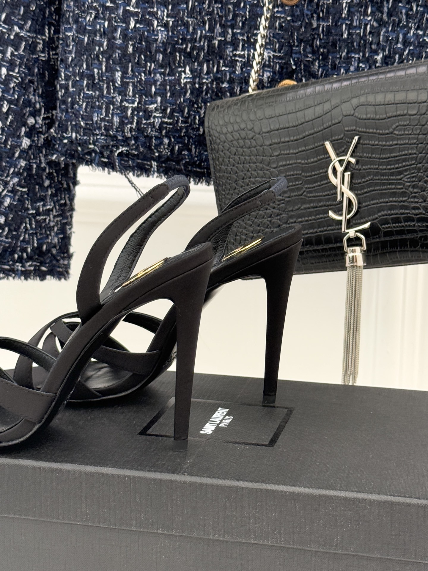 Saint Lauren*YSL圣罗兰26WF新品性感尖头细带高跟凉鞋简直是为想在夏日slay全场的姐妹