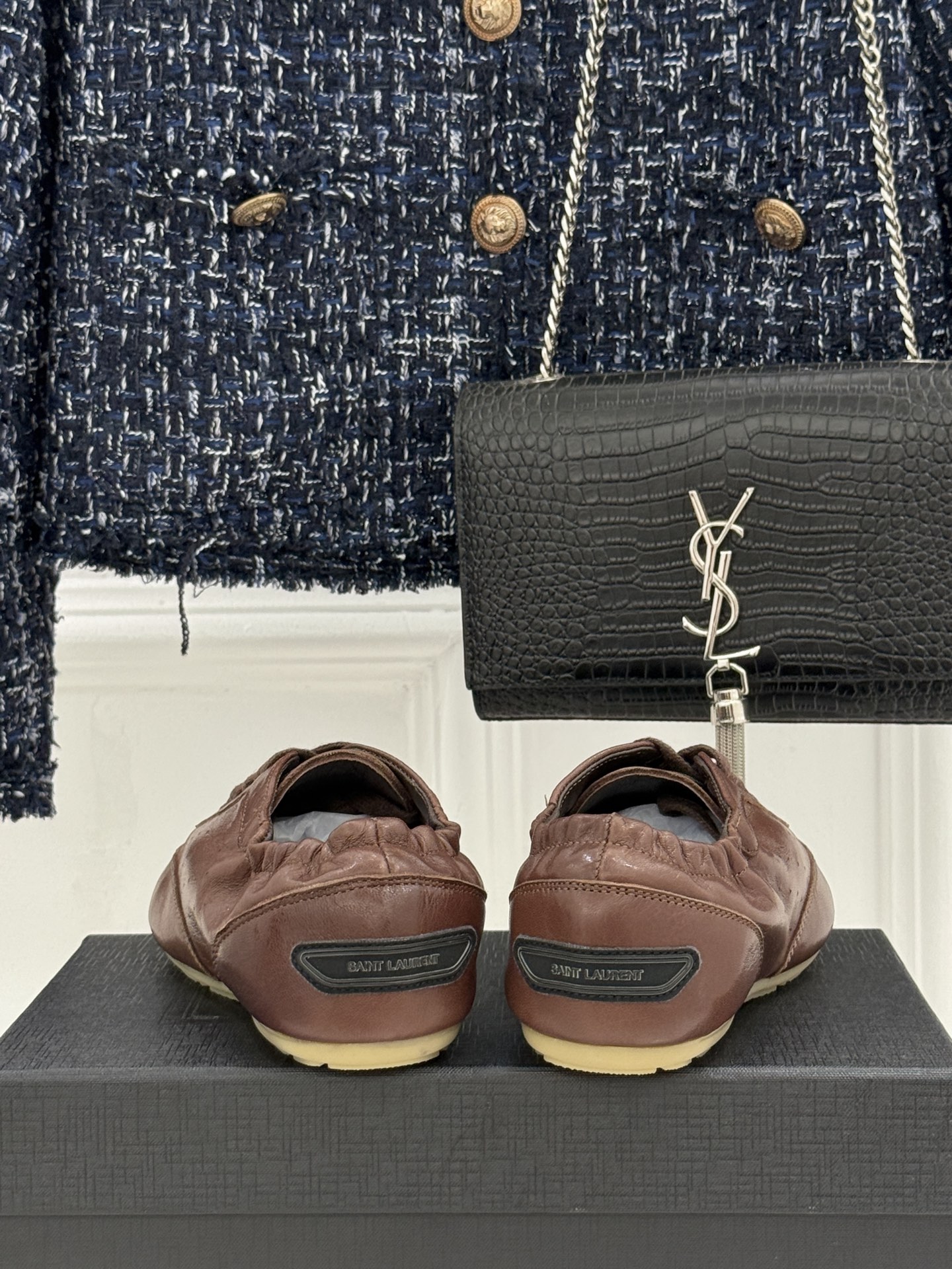 Saint Laurent /圣罗兰YSL26WF新品复古德训鞋回溯70年代复古运动基因以巴黎冷冽格调重