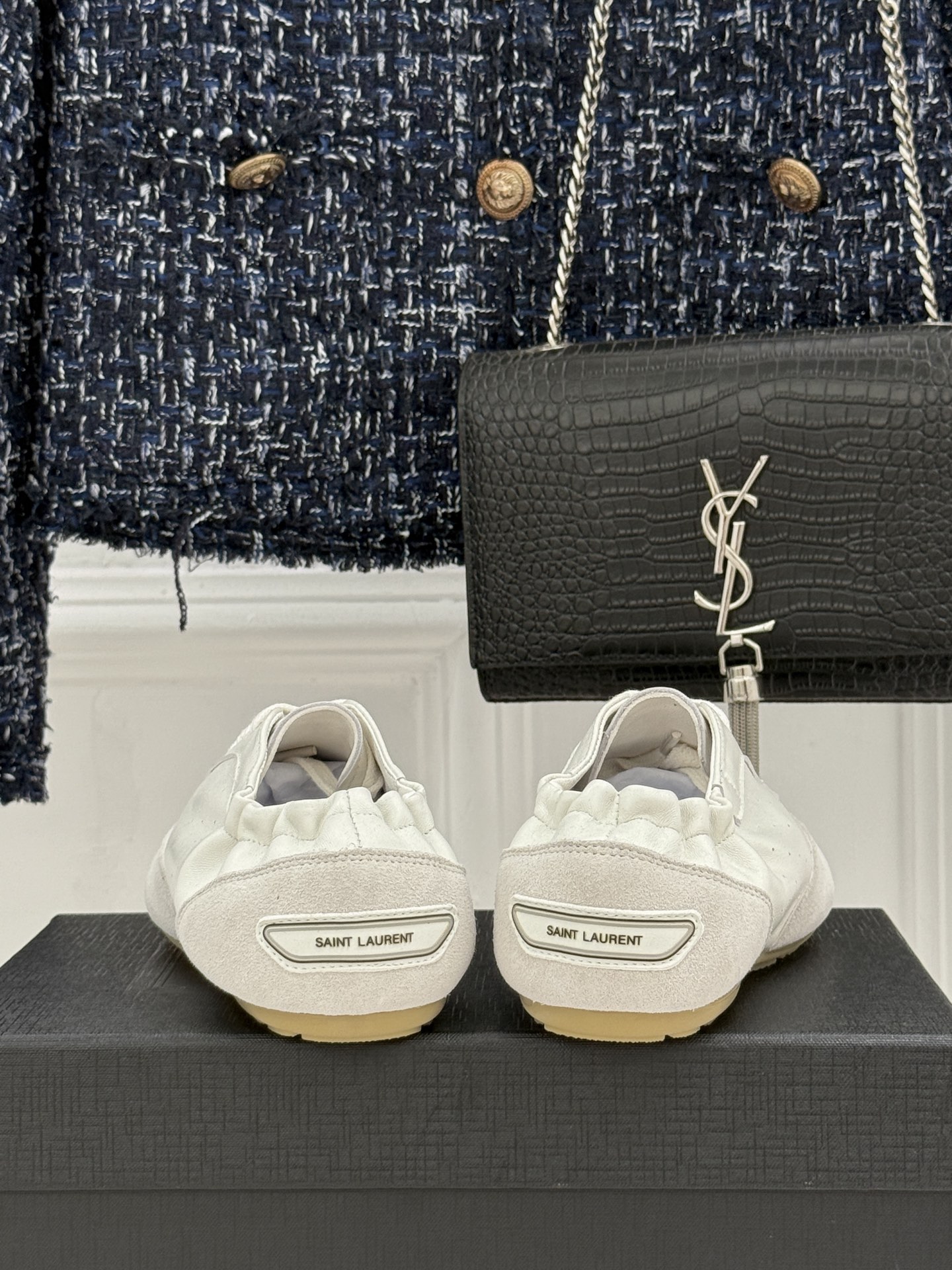 Saint Laurent /圣罗兰YSL26WF新品复古德训鞋回溯70年代复古运动基因以巴黎冷冽格调重