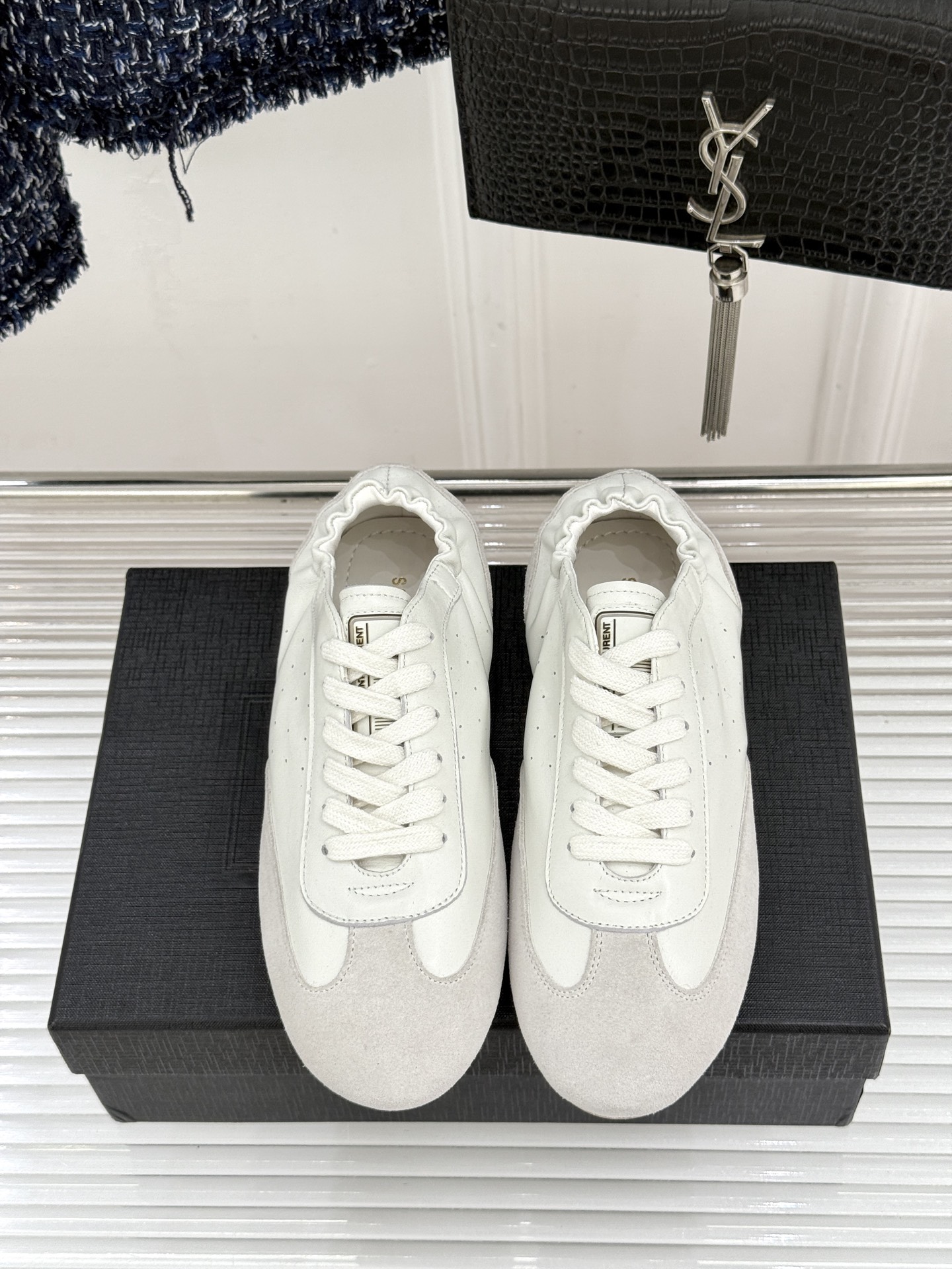 Saint Laurent /圣罗兰YSL26WF新品复古德训鞋回溯70年代复古运动基因以巴黎冷冽格调重