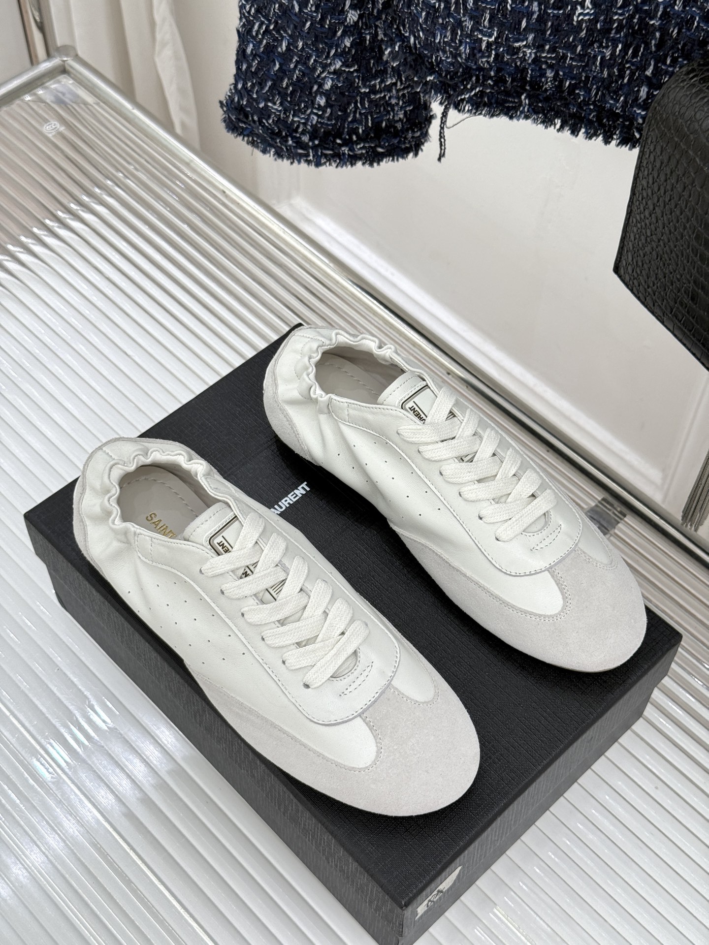 Saint Laurent /圣罗兰YSL26WF新品复古德训鞋回溯70年代复古运动基因以巴黎冷冽格调重