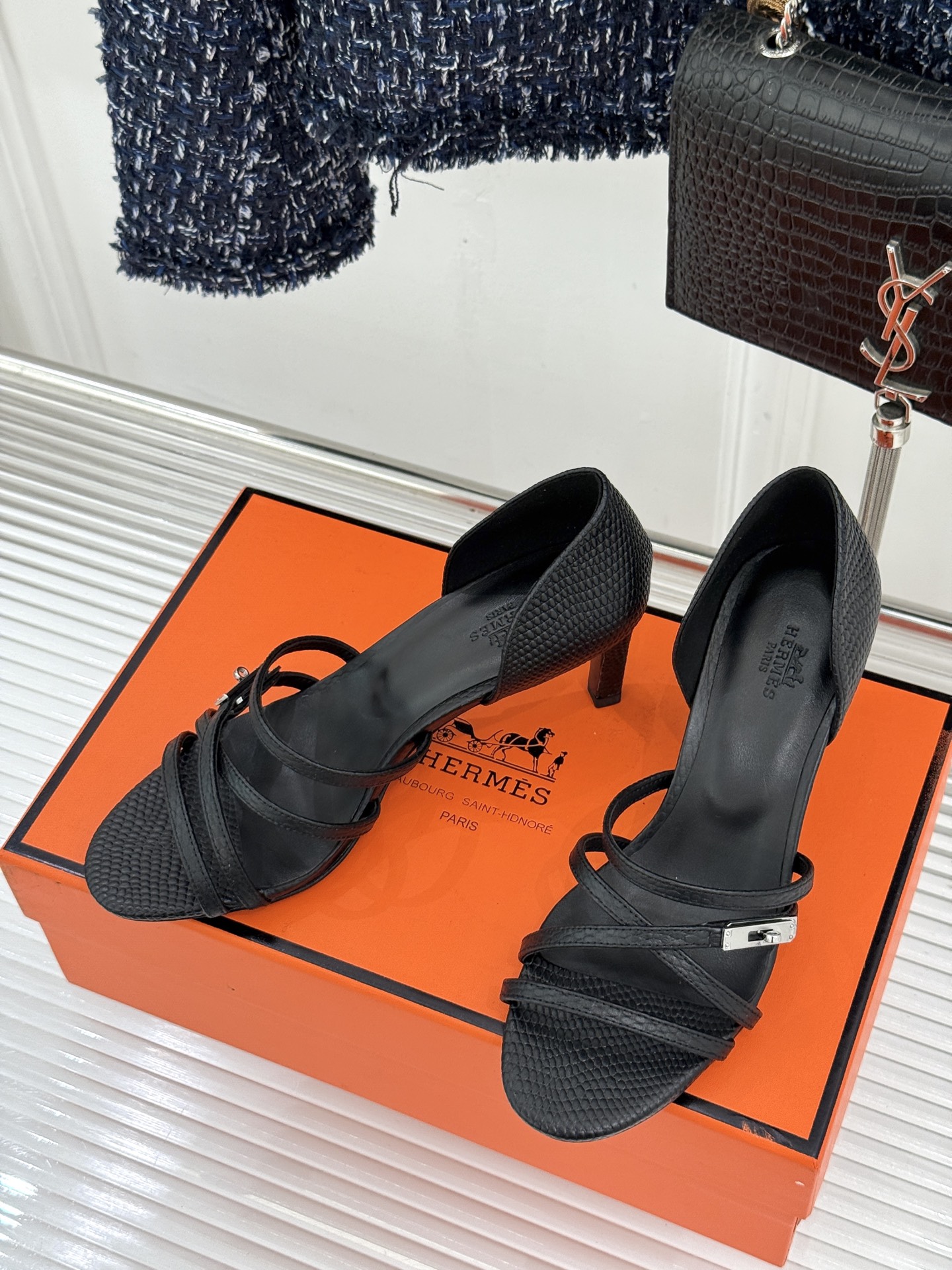 Hermes Style Brown Leather Women's Shoes Lookbook Reference image 2