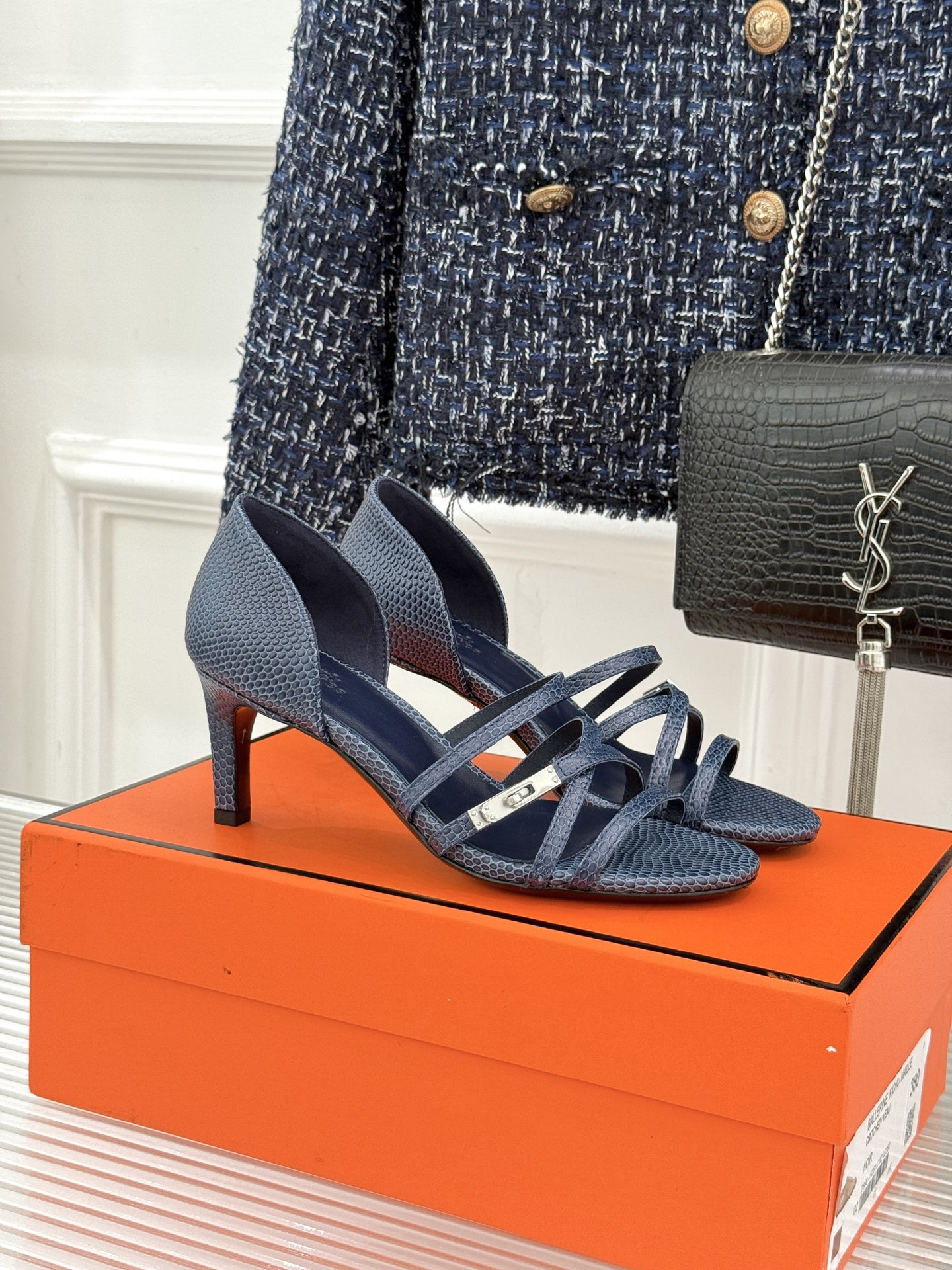 Hermes Style Brown Leather Women's Shoes Lookbook Reference image 1
