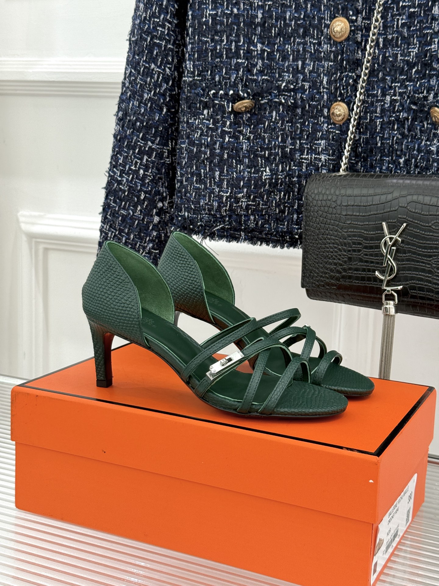 Hermes Style Brown Leather Women's Shoes Lookbook Reference image 1