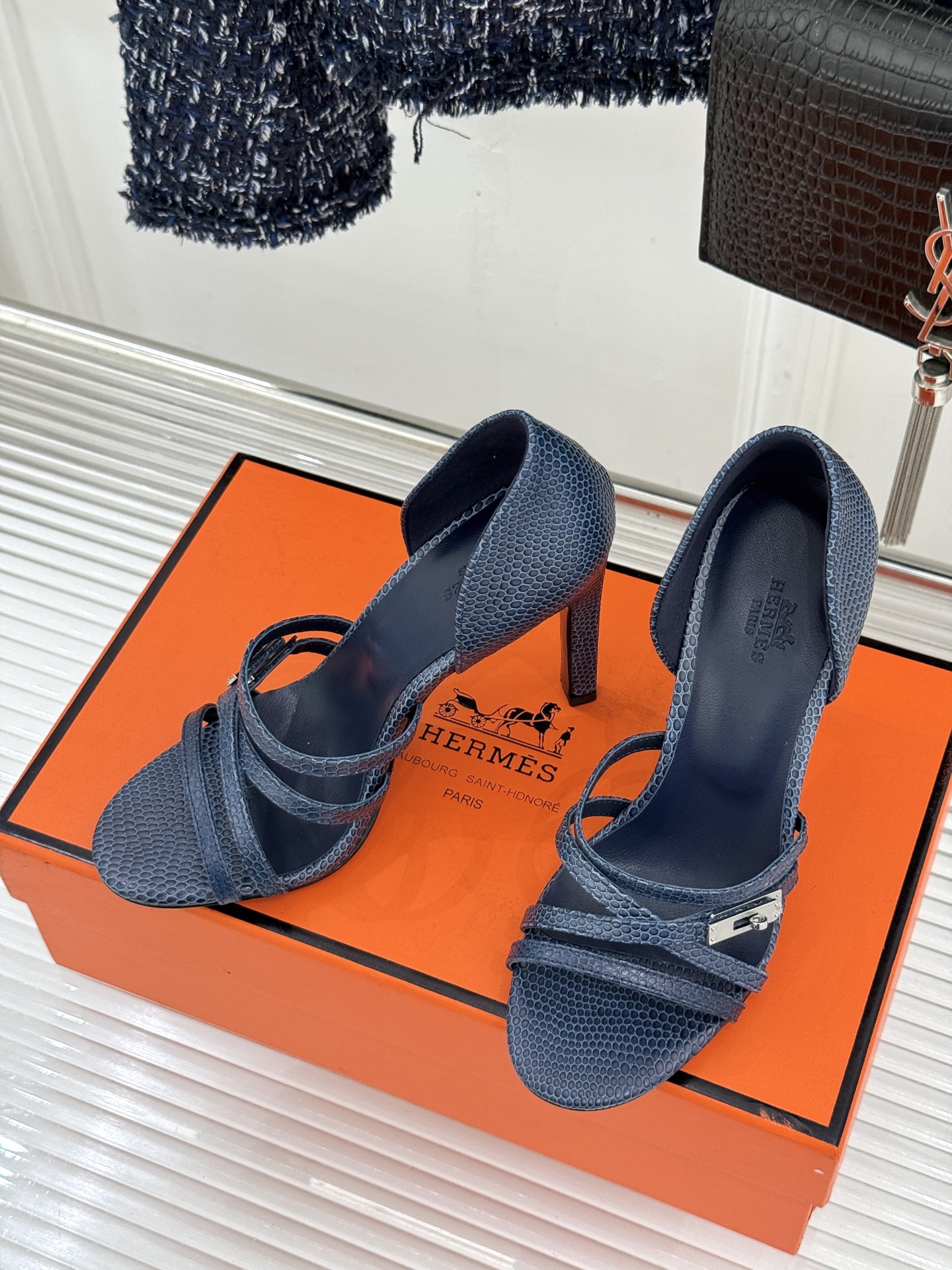 Hermes Style Brown Leather Women's Shoes Lookbook Reference image 2