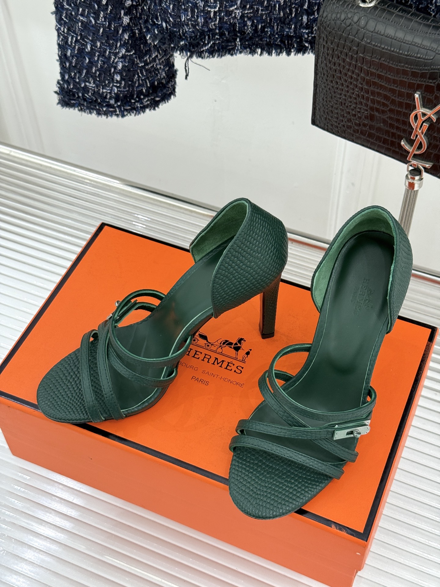 Hermes Style Brown Leather Women's Shoes Lookbook Reference image 2