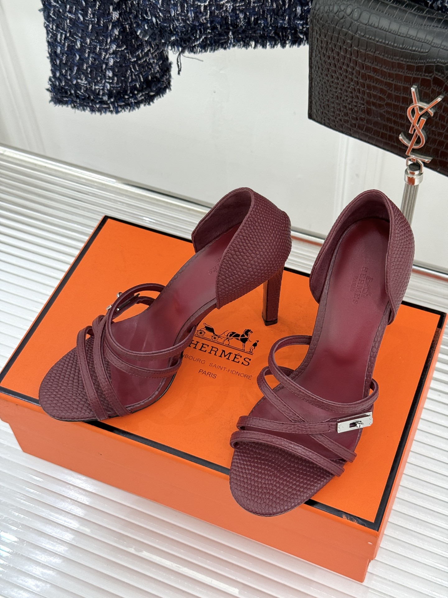Hermes Style Brown Leather Women's Shoes Lookbook Reference image 2