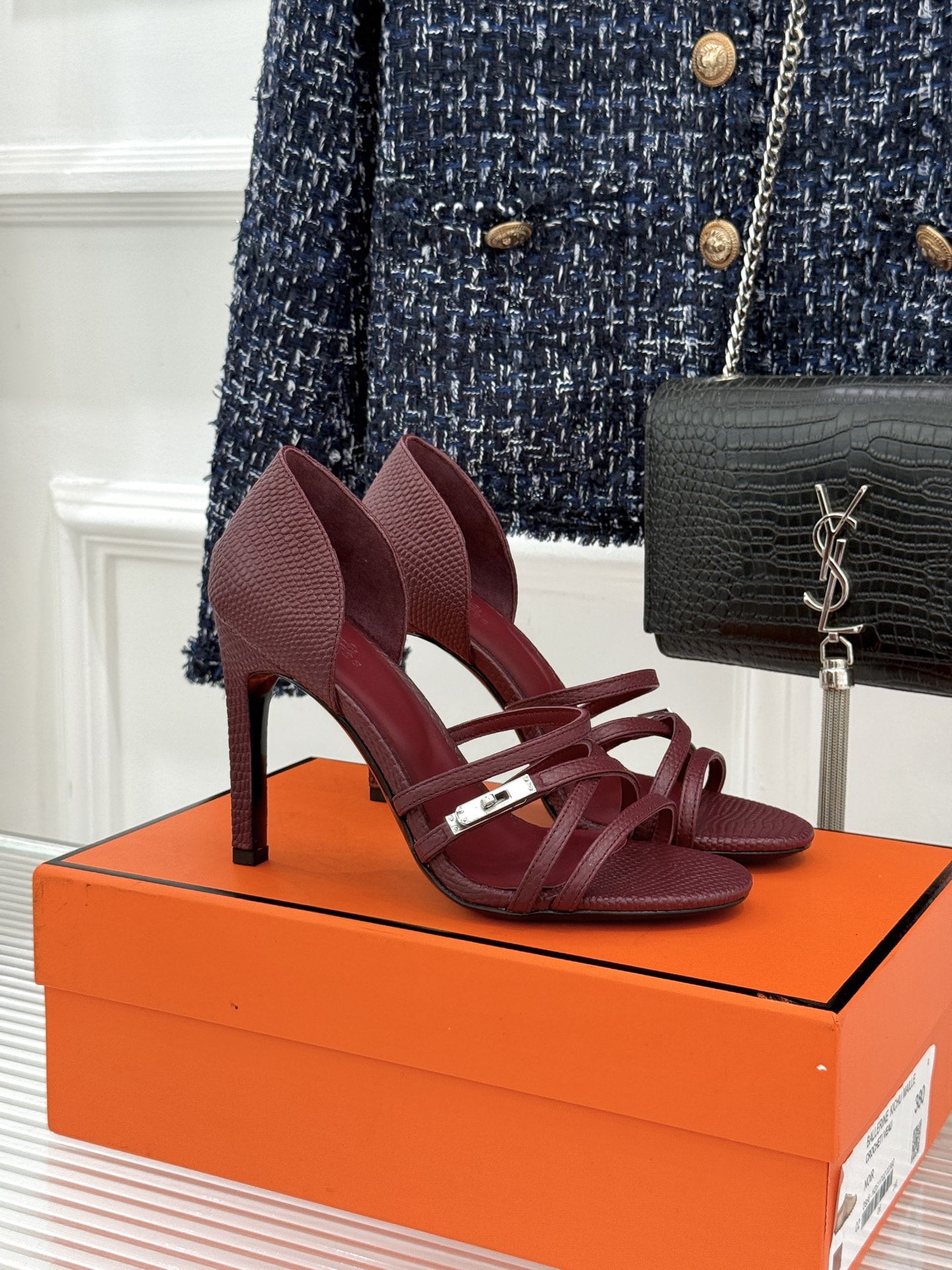Hermes Style Brown Leather Women's Shoes Lookbook Reference image 1