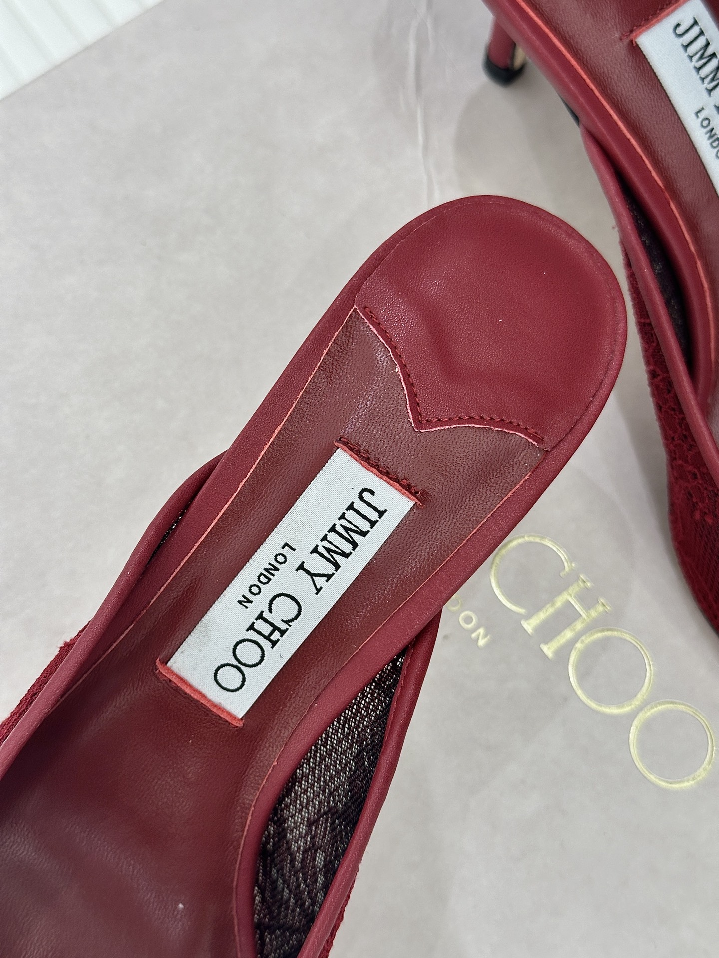 Jimmy Choo/吉米周26WF新品蕾丝金属头高跟拖鞋承袭品牌30年英伦奢雅基因这款凉鞋解锁现代女性