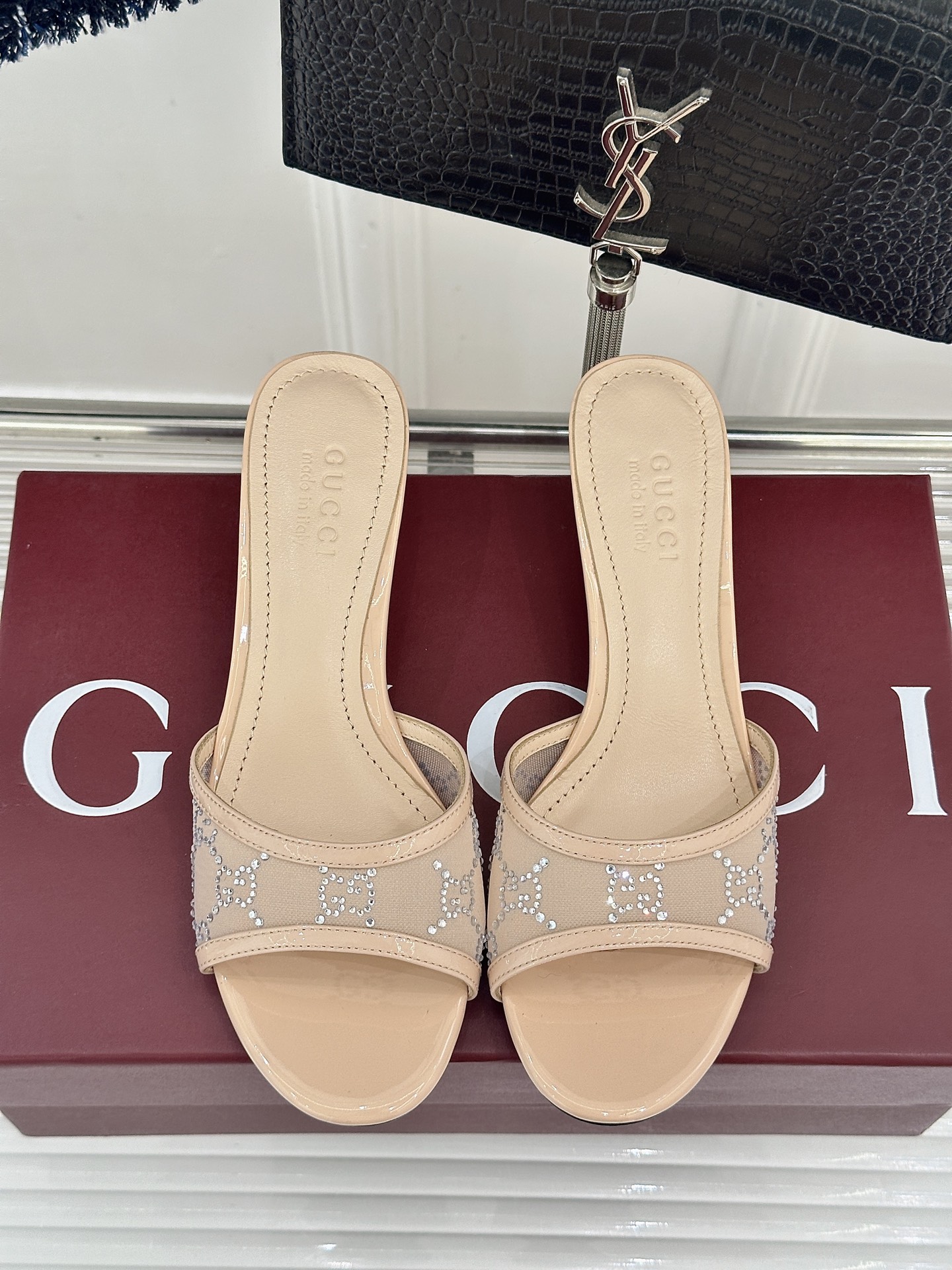 Gucci Gucci/古驰26WF新品网纱水钻