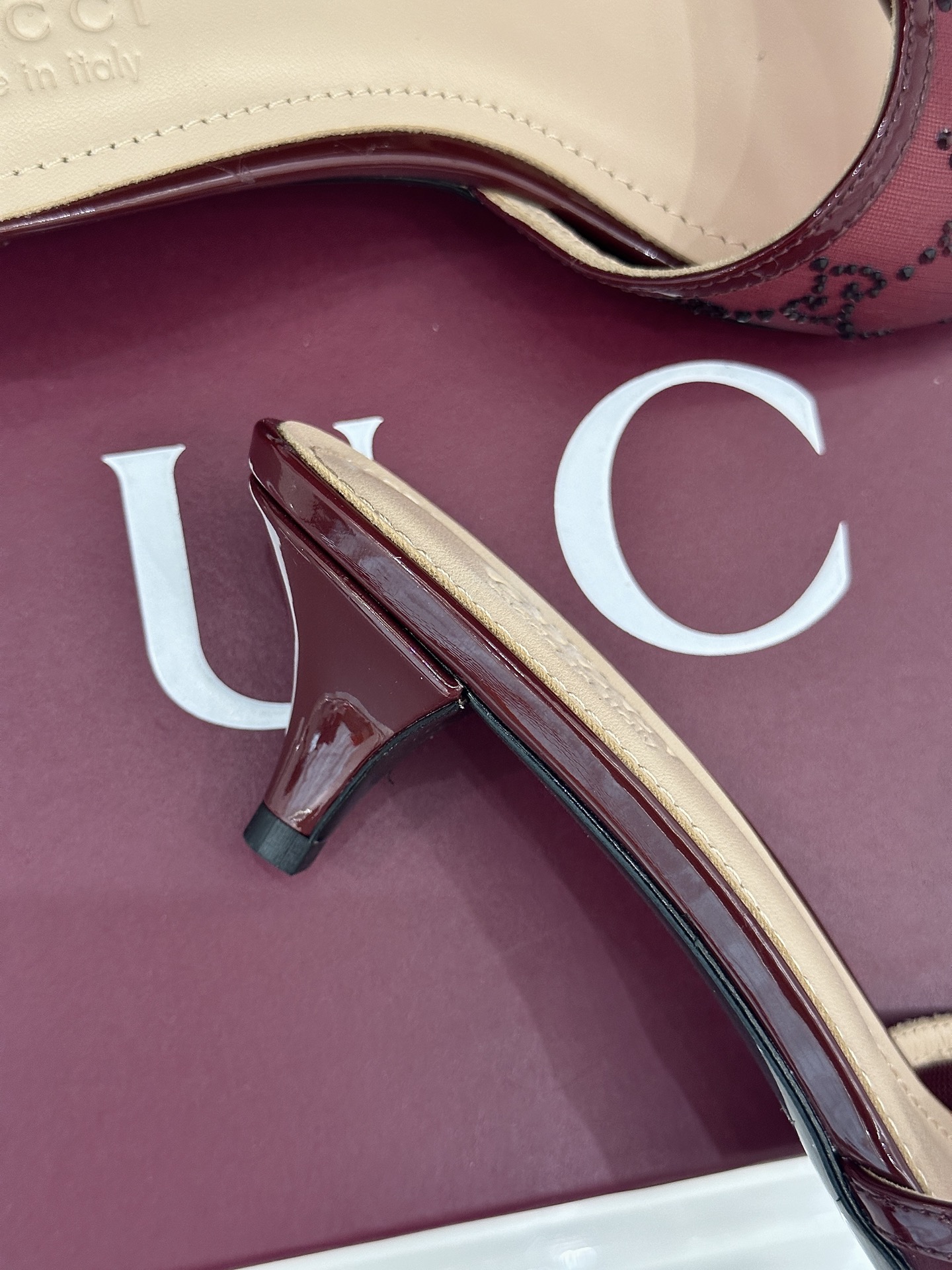 Gucci Gucci/古驰26WF新品网纱水钻