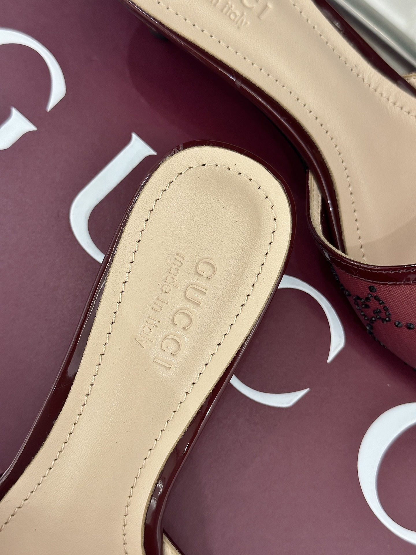 Gucci Gucci/古驰26WF新品网纱水钻