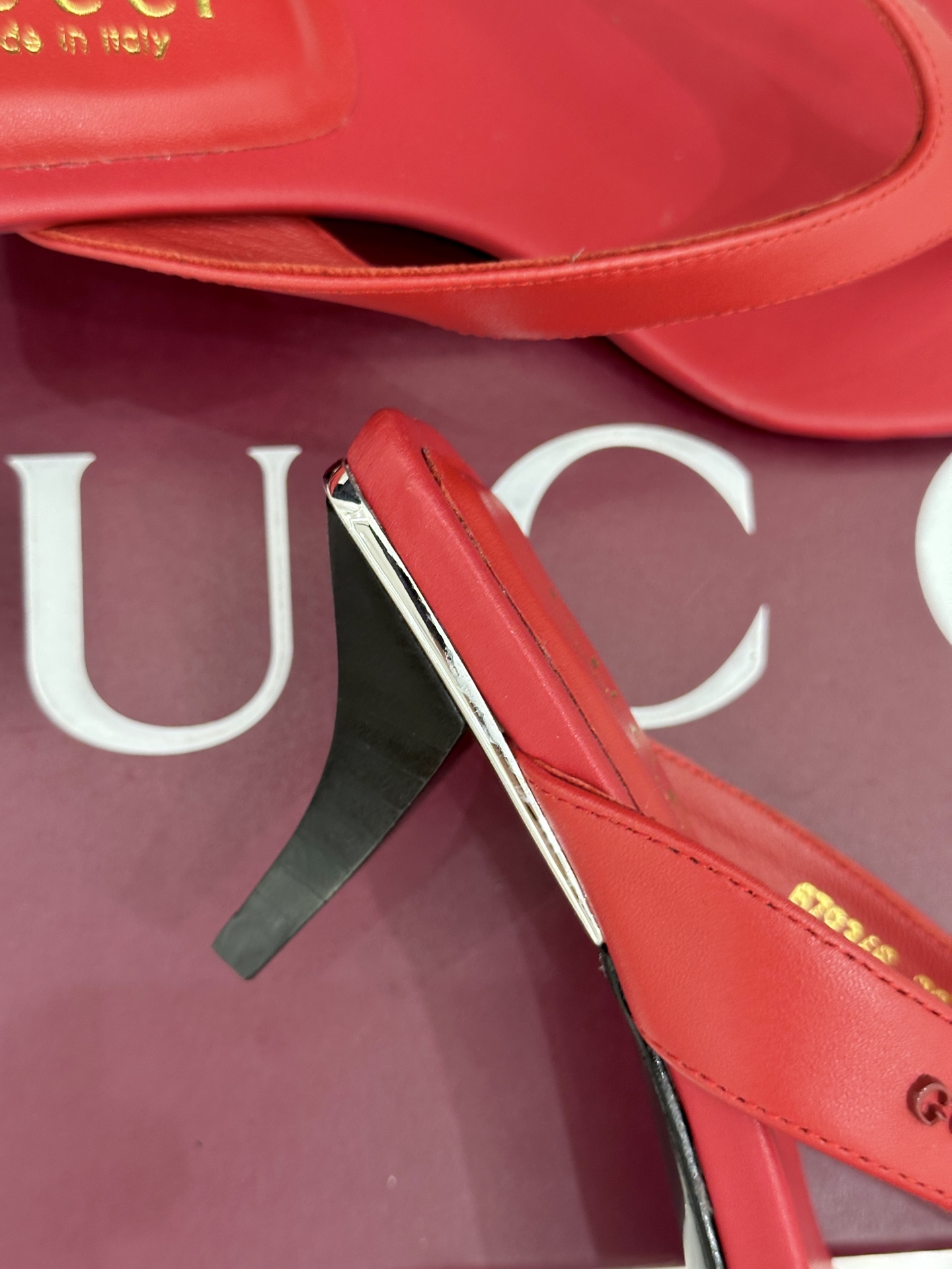 Gucci/古驰26WF新品老花夹脚高跟人字拖鞋夏天最值得入手的单品❗️自带高级气场的凉鞋搭配裙装裤装率