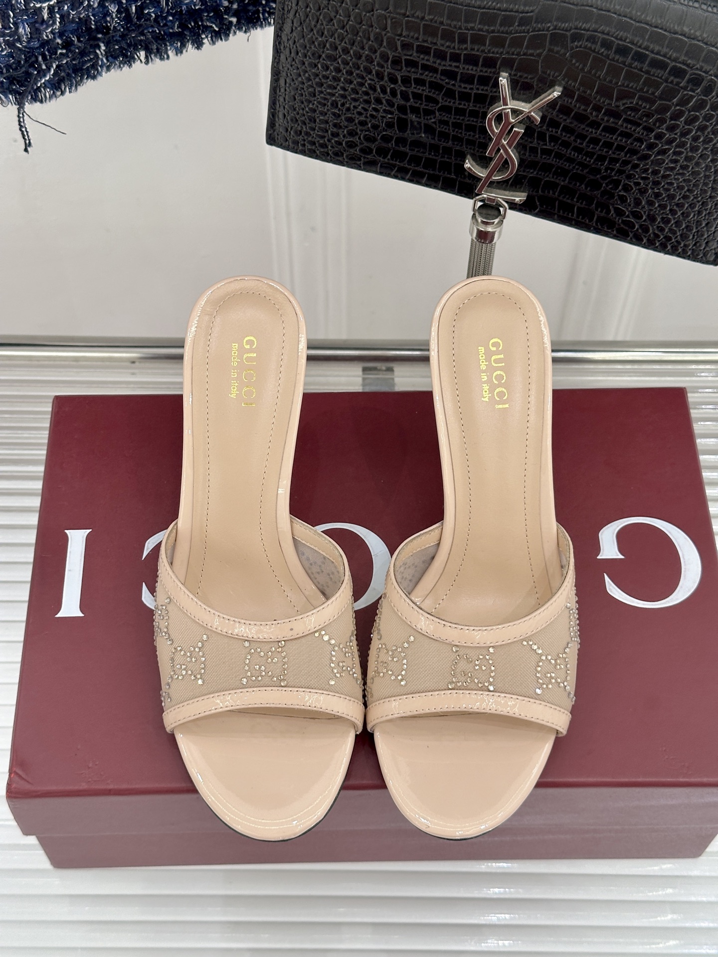 Gucci Gucci/古驰26WF新品网纱水钻
