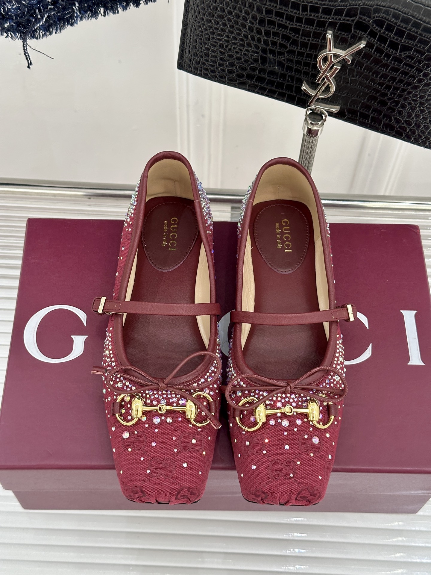Gucci Gucci/古驰26WF新品马衔扣蝴蝶结