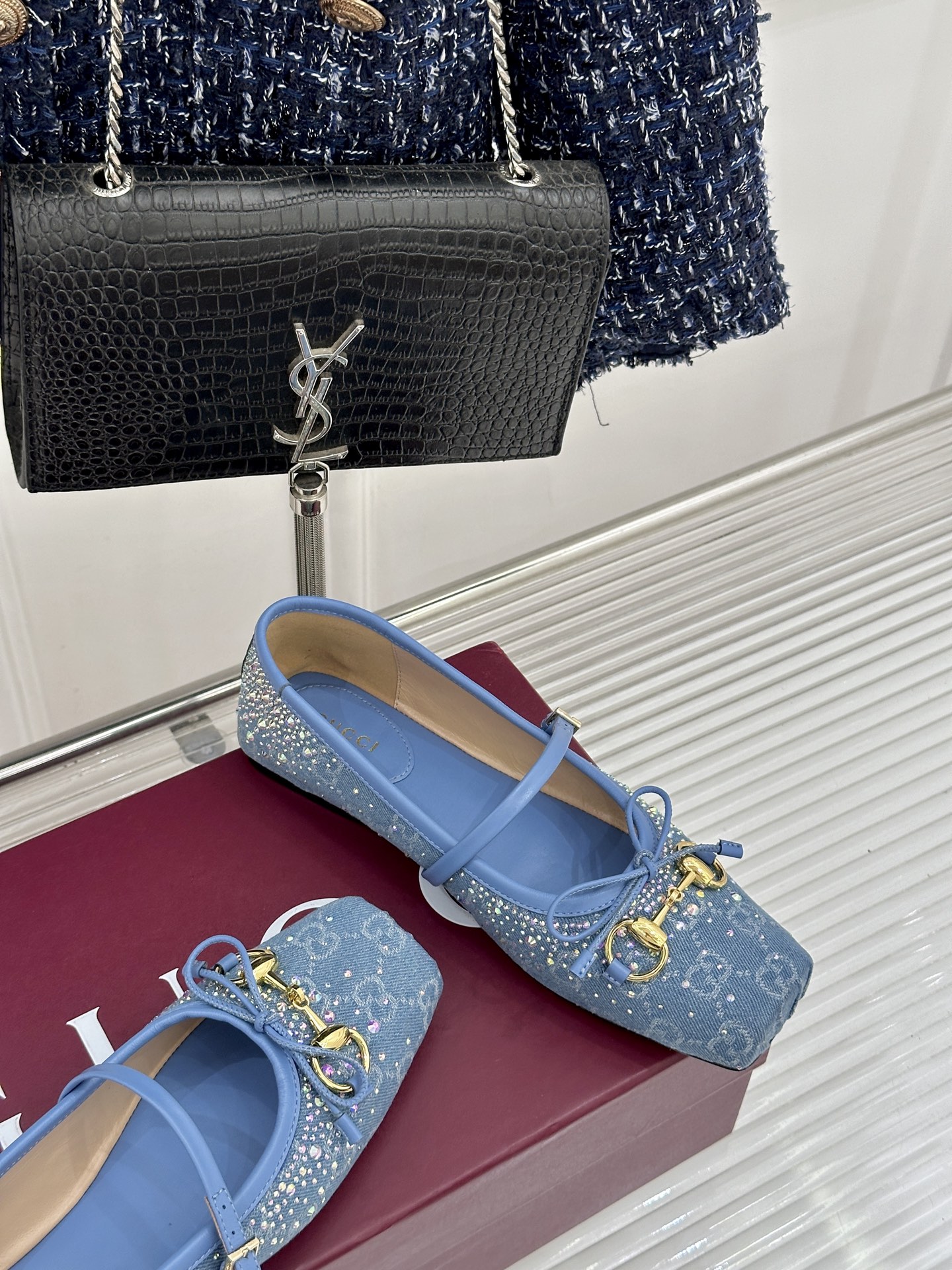 Gucci Gucci/古驰26WF新品马衔扣蝴蝶结