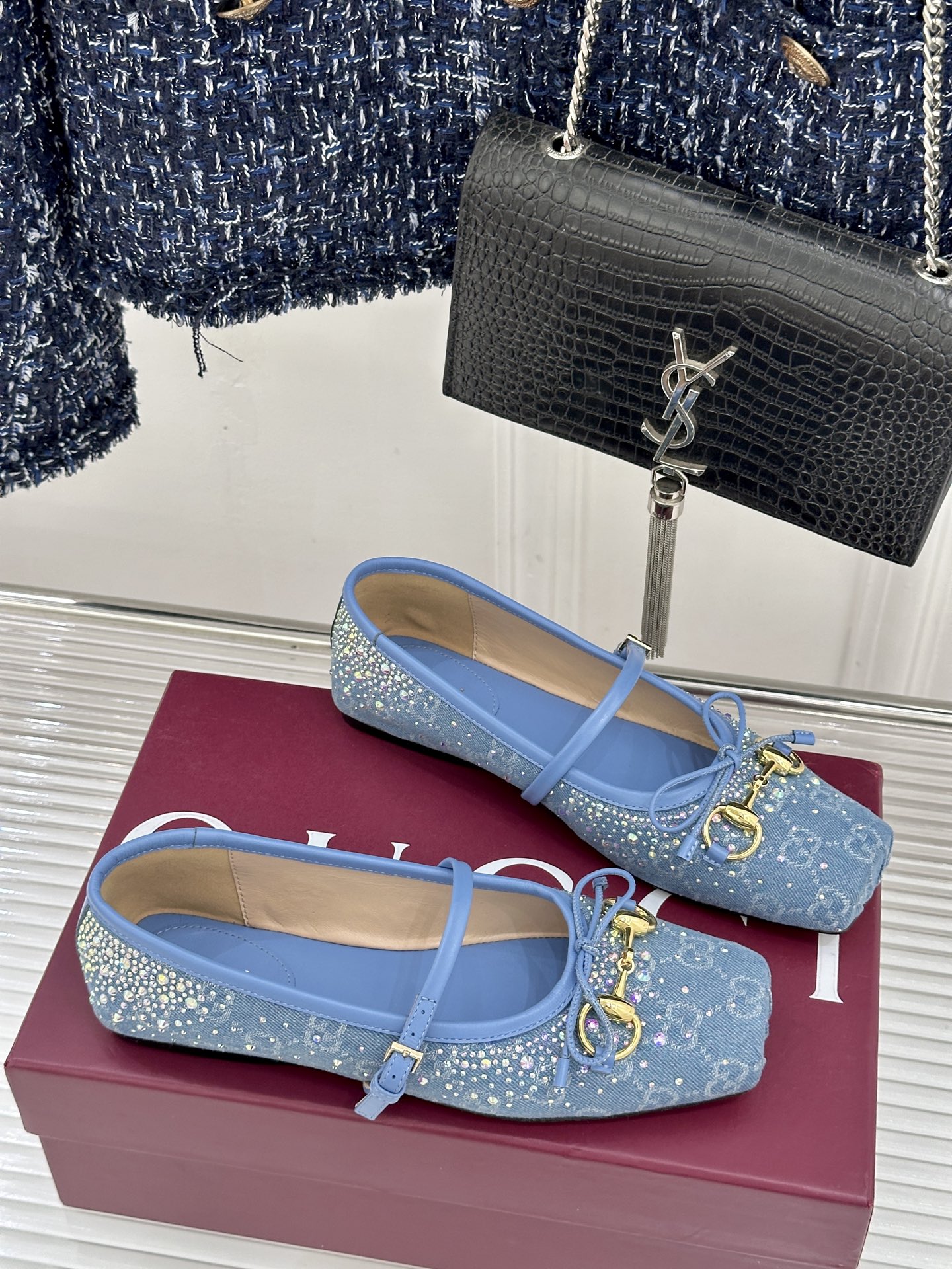 Gucci Gucci/古驰26WF新品马衔扣蝴蝶结