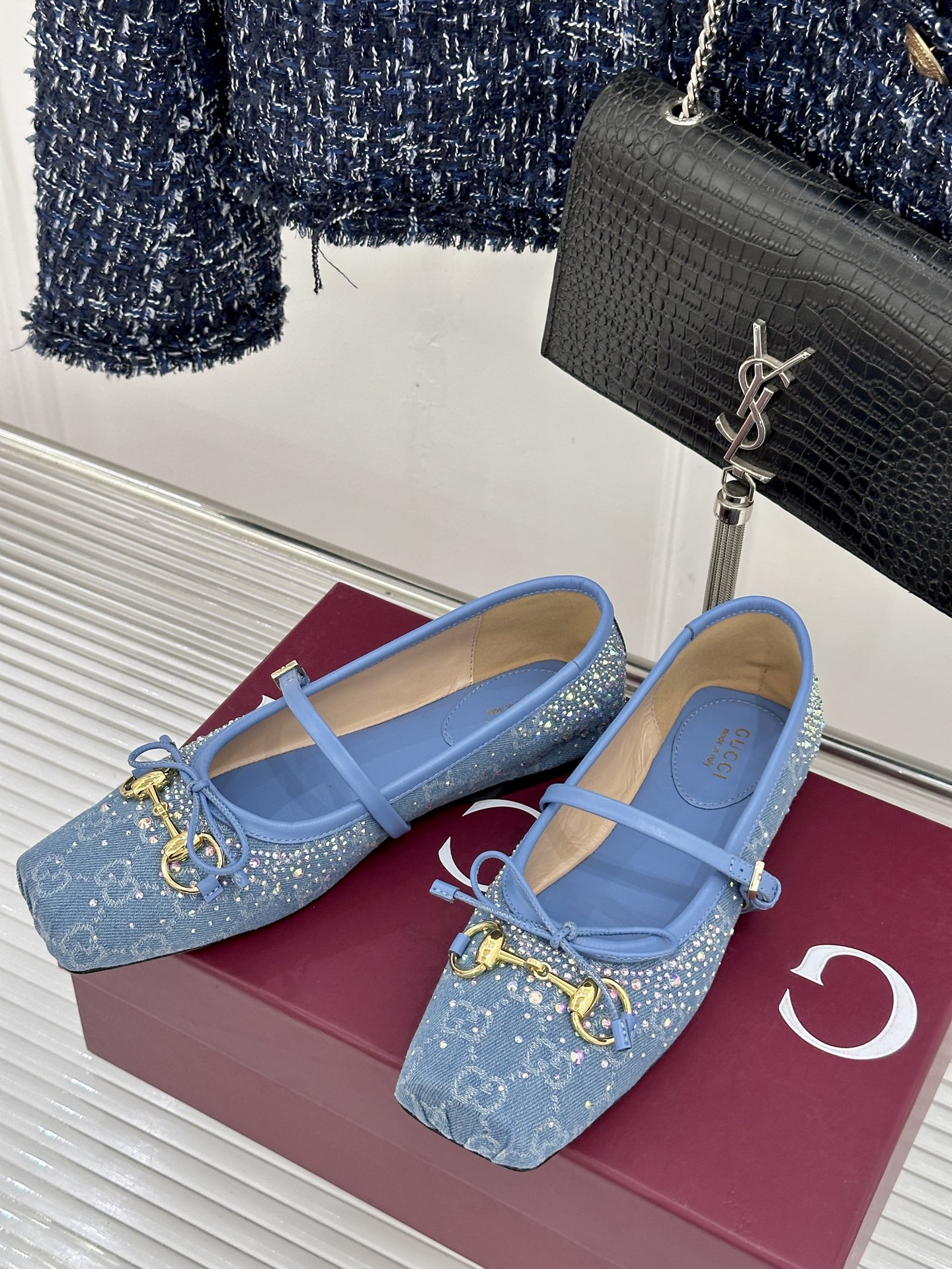 Gucci Gucci/古驰26WF新品马衔扣蝴蝶结