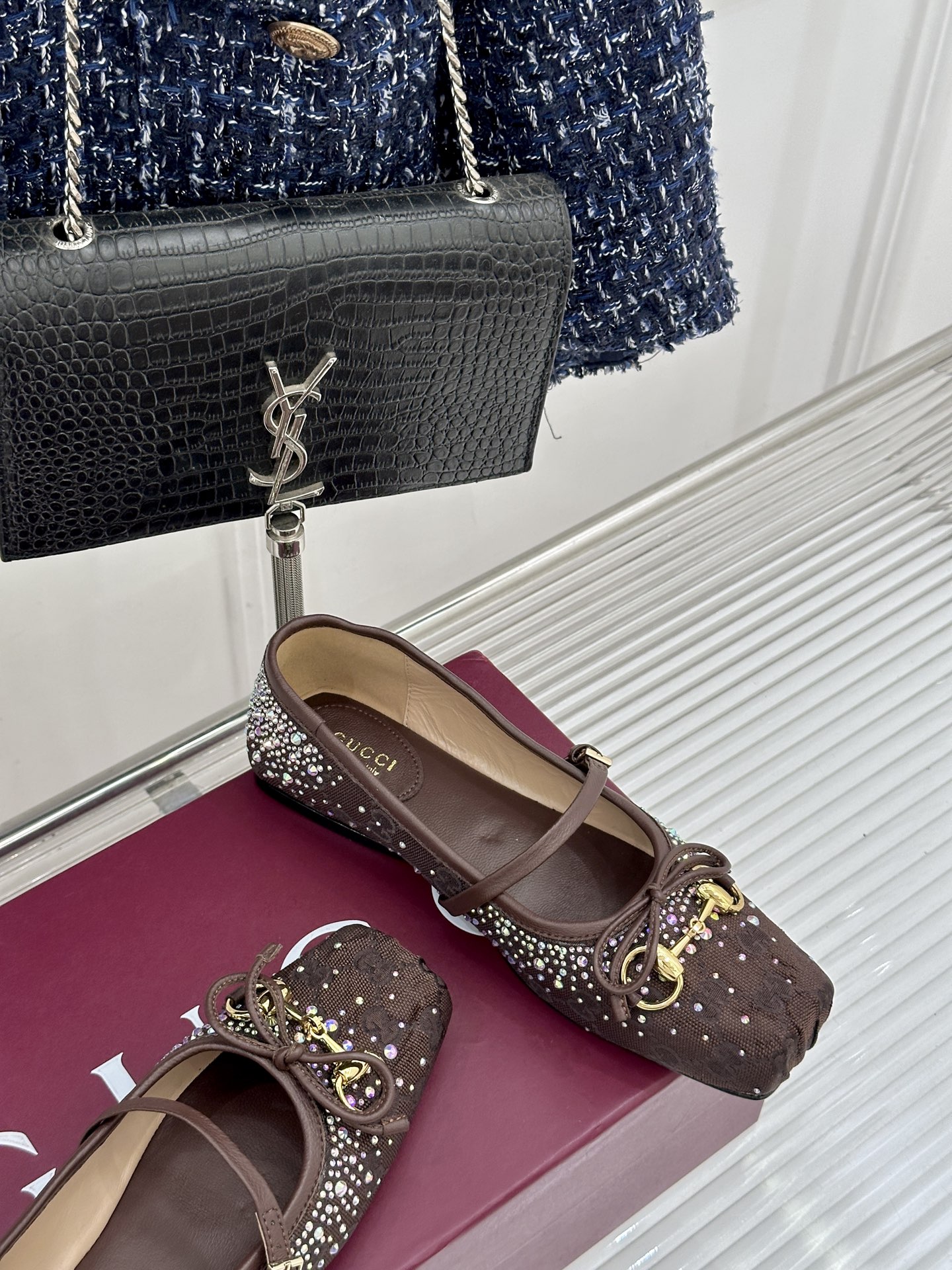 Gucci Gucci/古驰26WF新品马衔扣蝴蝶结