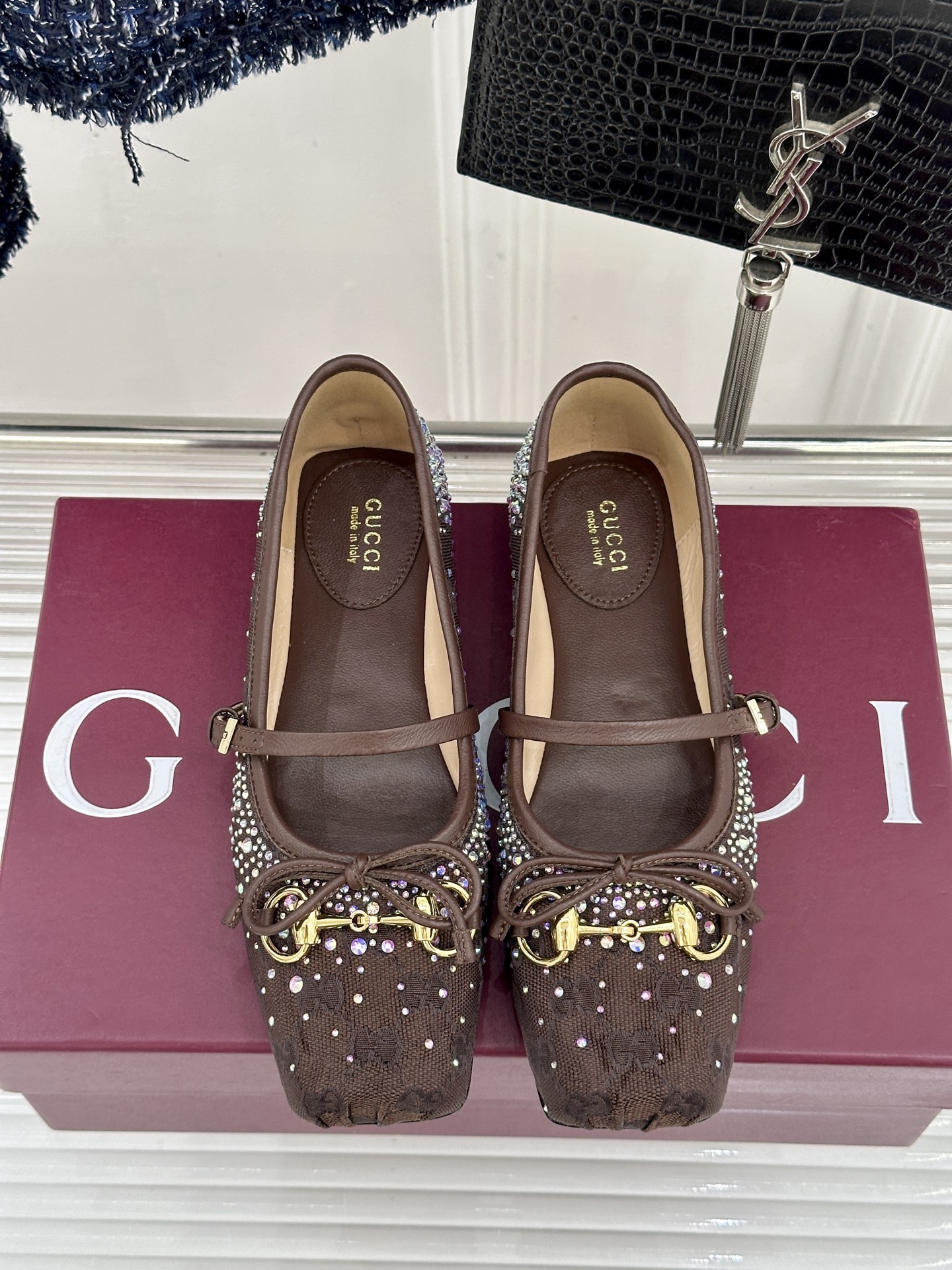 Gucci Gucci/古驰26WF新品马衔扣蝴蝶结
