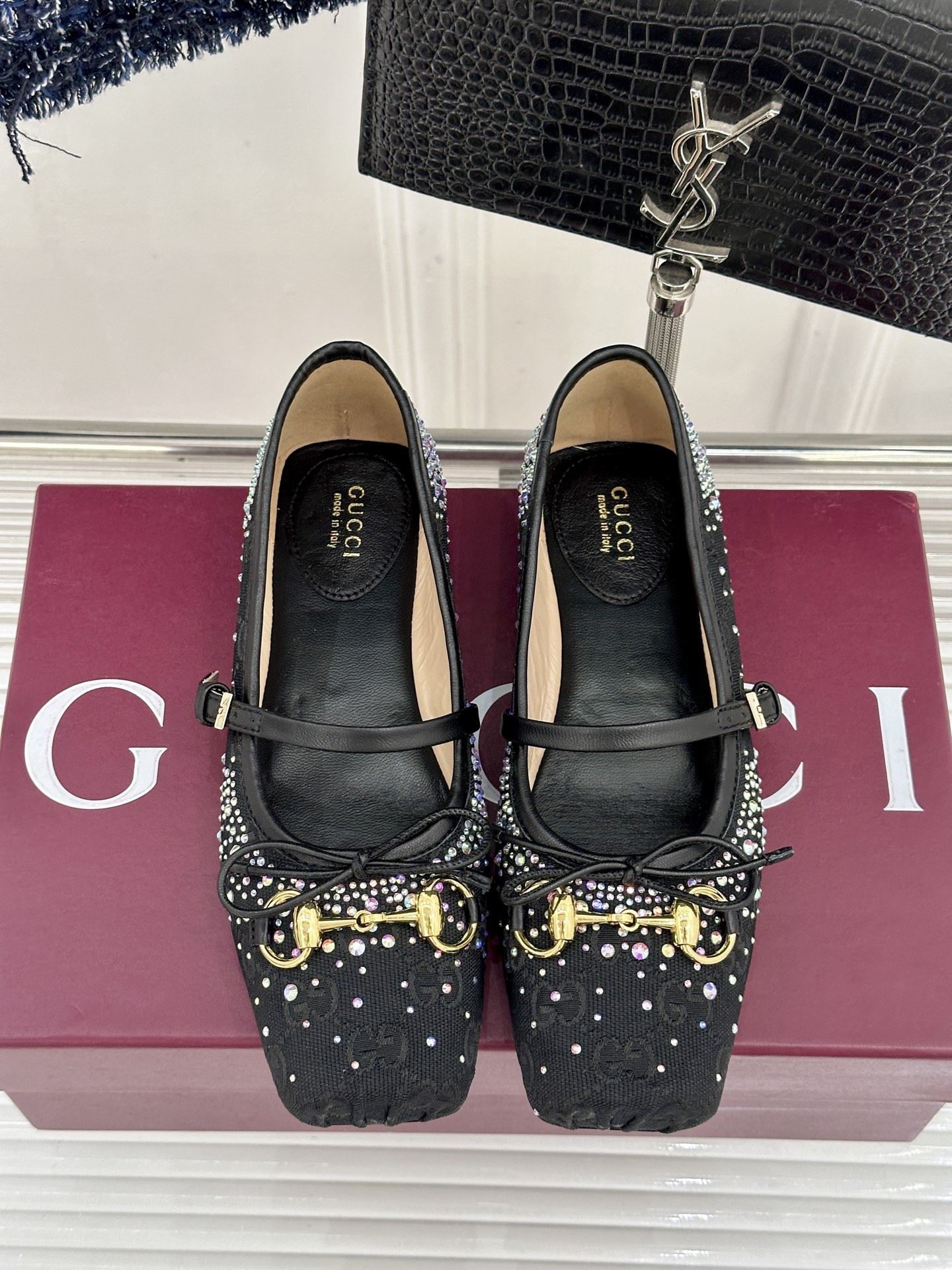 Gucci Gucci/古驰26WF新品马衔扣蝴蝶结