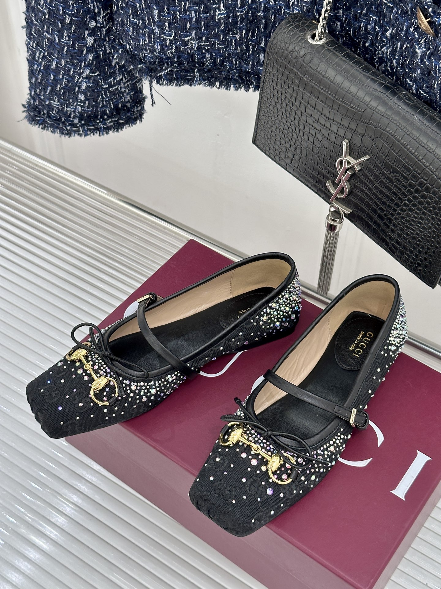 Gucci Gucci/古驰26WF新品马衔扣蝴蝶结