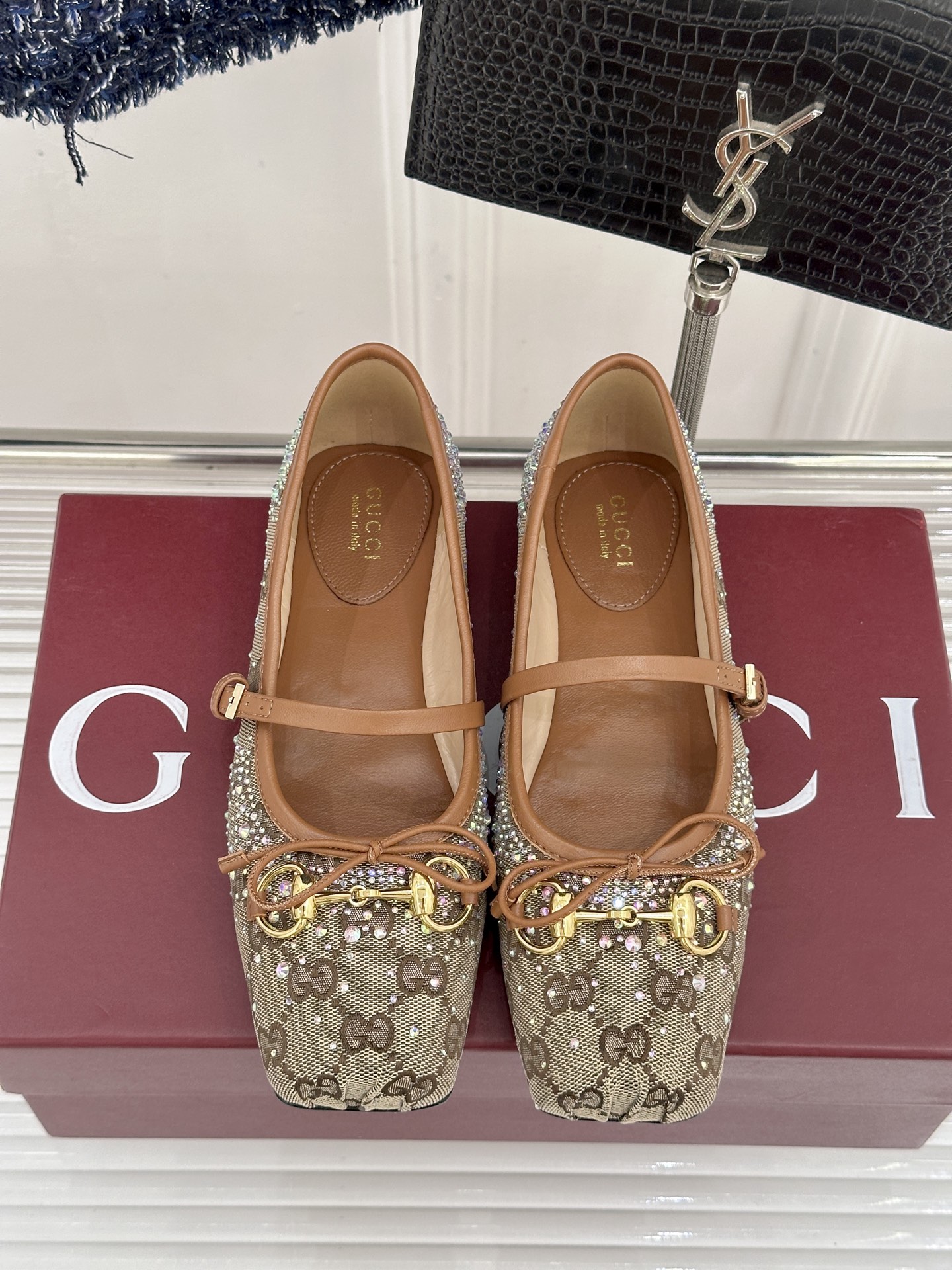 Gucci Gucci/古驰26WF新品马衔扣蝴蝶结