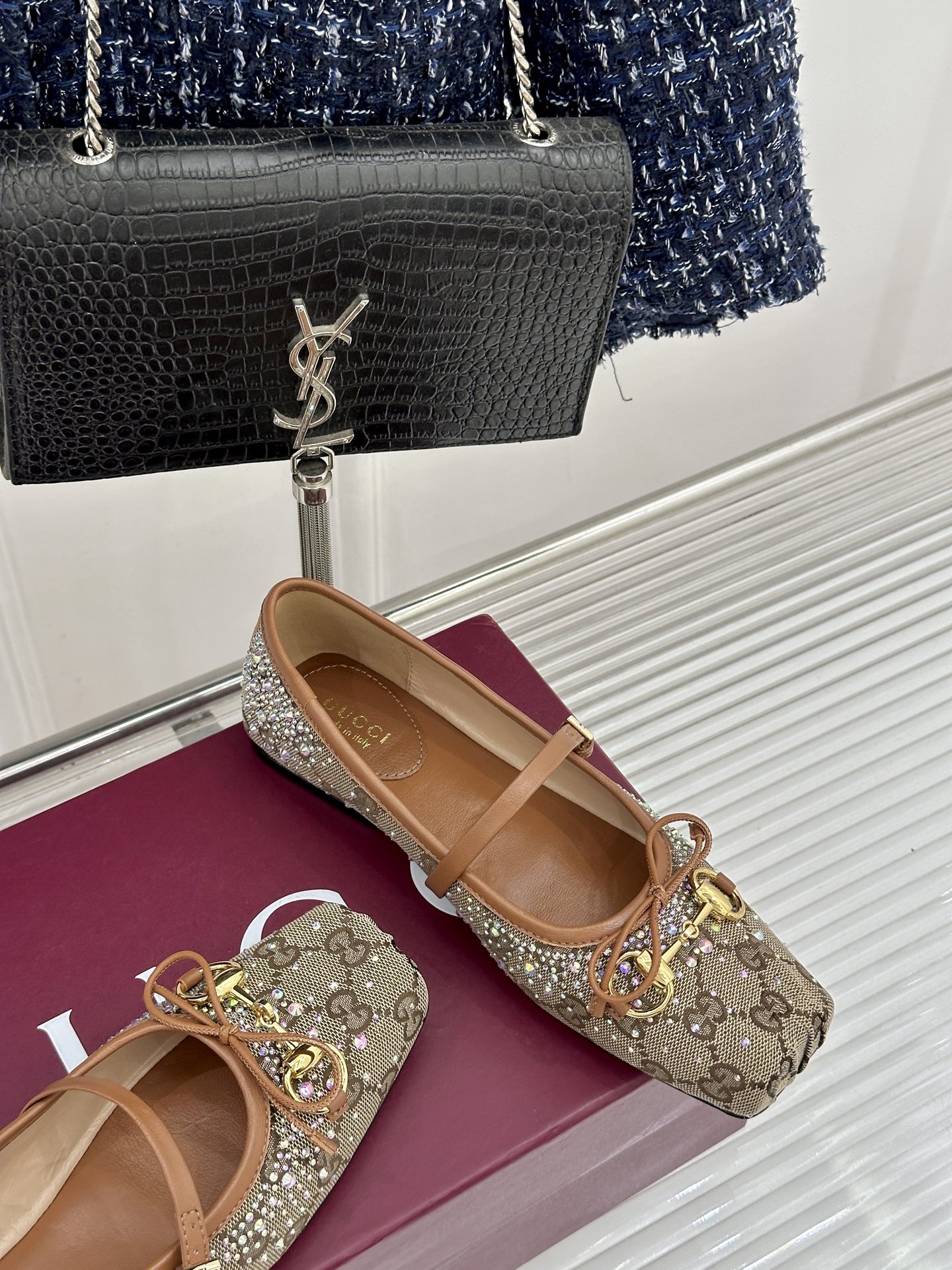 Gucci Gucci/古驰26WF新品马衔扣蝴蝶结