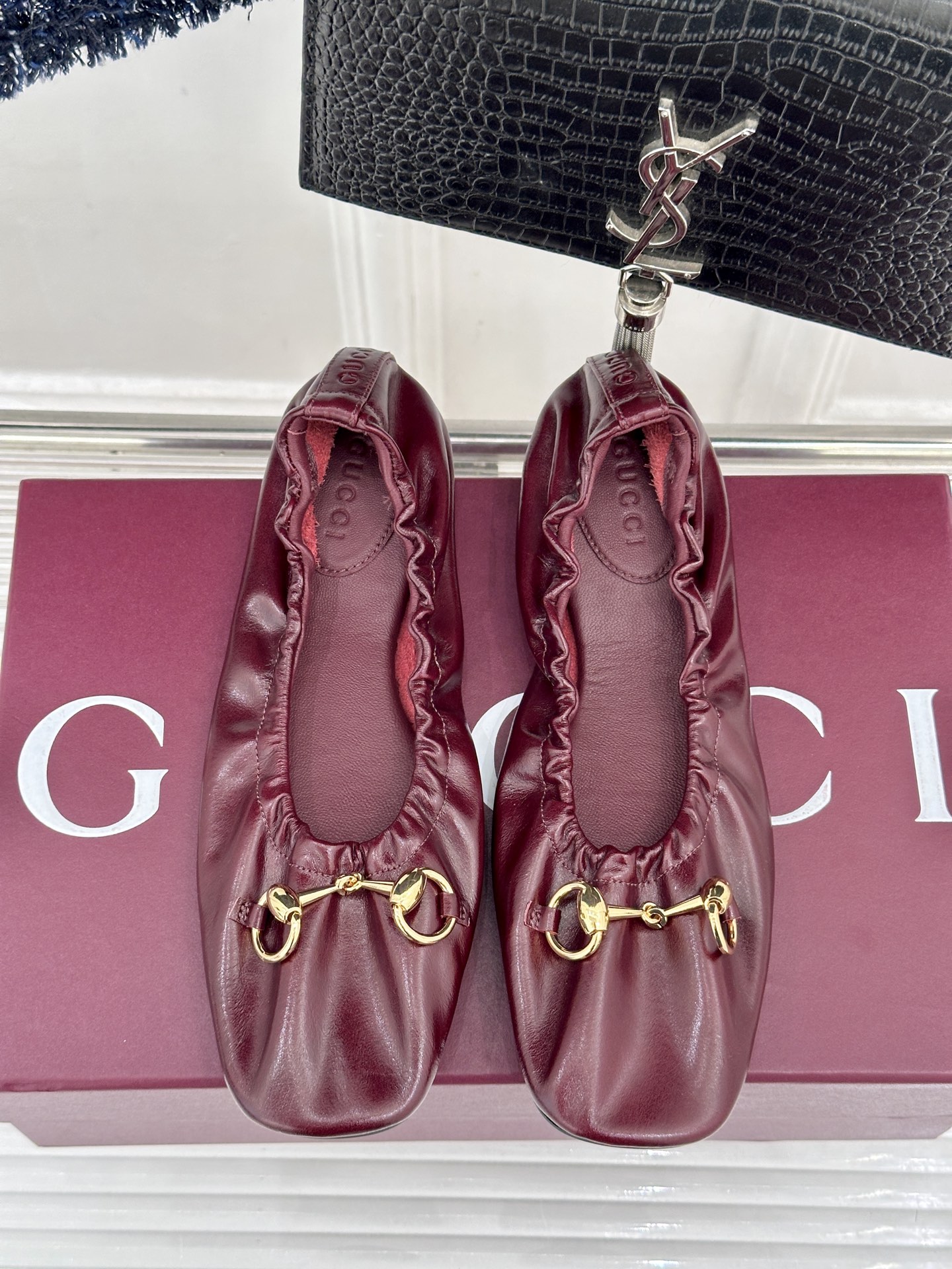 Gucci/古驰26WF新品马衔扣奶奶鞋芭蕾舞鞋将品牌经典底蕴与现代舒适美学甄选顶级小羊皮  质地软糯细