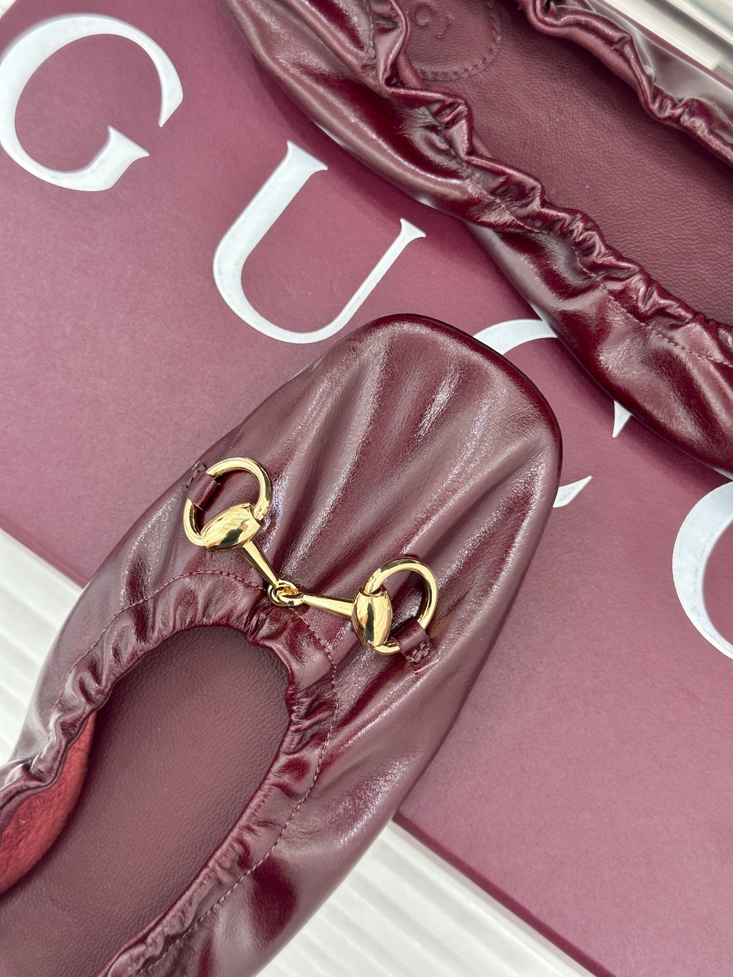 Gucci/古驰26WF新品马衔扣奶奶鞋芭蕾舞鞋将品牌经典底蕴与现代舒适美学甄选顶级小羊皮  质地软糯细