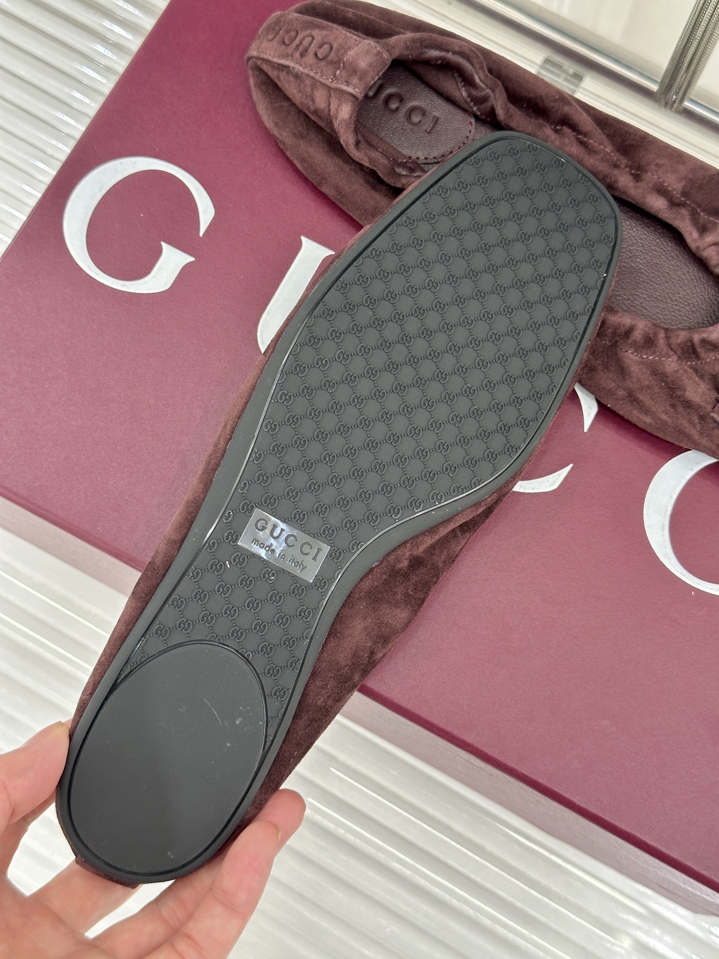 Gucci/古驰26WF新品马衔扣奶奶鞋芭蕾舞鞋将品牌经典底蕴与现代舒适美学甄选顶级小羊皮  质地软糯细