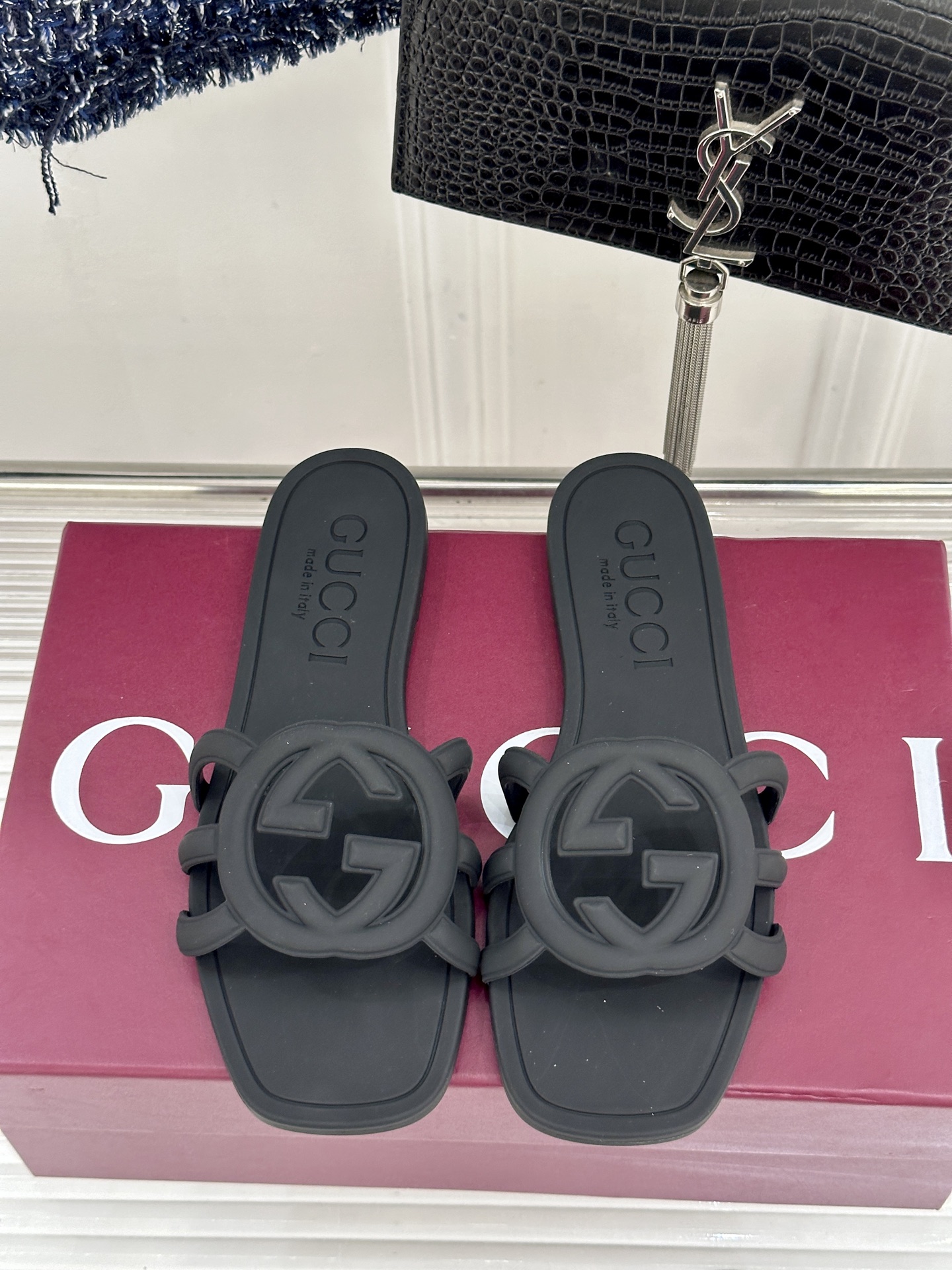Gucci/古驰26WF新品双G果冻拖鞋续写Lido系列意式海岸风情将70年代典藏符号化作夏日奢适日常 
