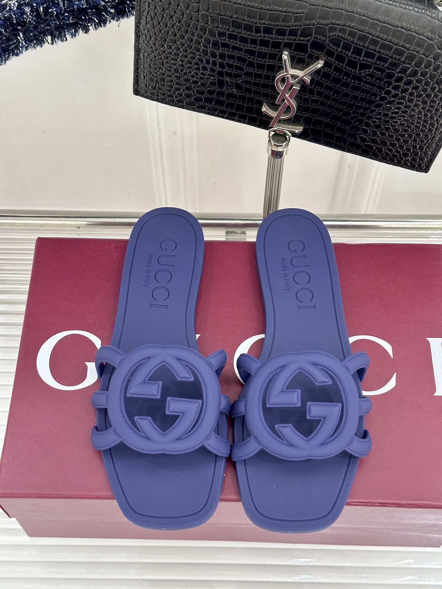 Gucci/古驰26WF新品双G果冻拖鞋续写Lido系列意式海岸风情将70年代典藏符号化作夏日奢适日常 