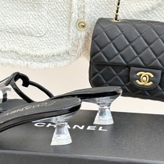 高跟CHANE* |小香26S新品大双C镂空拖鞋通透肌理自带轻奢气韵经典双C镌刻品牌底蕴镂空剪裁勾勒灵动 高跟CHANE* |小香26S新品大双C镂空拖鞋通透肌理自带轻奢气韵经典双C镌刻品牌底蕴镂空剪裁勾勒灵动
