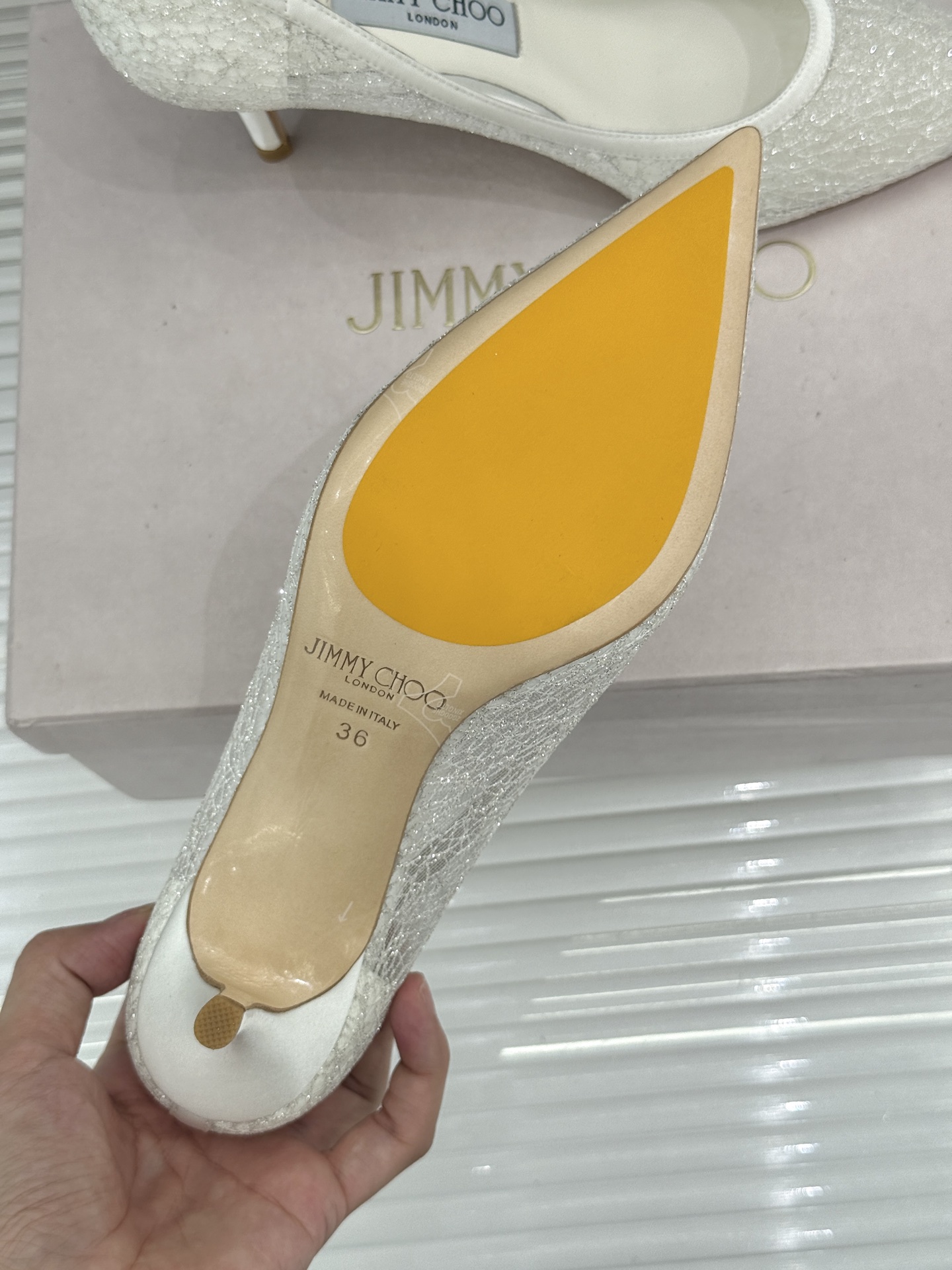 Jimmy Choo/吉米周26WF新品棉花糖尖头高跟鞋软弹鞋垫如踩云端尖头瞬间拉长腿型奶fufu配色温
