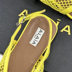 ALAÏA/阿莱亚26WF新品复古网面夹脚凉鞋阿莱亚26WF终章之作复古网面重绎经典美学菱格镂空织就呼吸 ALAÏA/阿莱亚26WF新品复古网面夹脚凉鞋阿莱亚26WF终章之作复古网面重绎经典美学菱格镂空织就呼吸