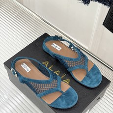 ALAÏA/阿莱亚26WF新品复古网面夹脚凉鞋阿莱亚26WF终章之作复古网面重绎经典美学菱格镂空织就呼吸 ALAÏA/阿莱亚26WF新品复古网面夹脚凉鞋阿莱亚26WF终章之作复古网面重绎经典美学菱格镂空织就呼吸