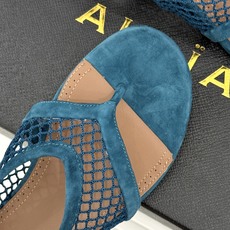 ALAÏA/阿莱亚26WF新品复古网面夹脚凉鞋阿莱亚26WF终章之作复古网面重绎经典美学菱格镂空织就呼吸 ALAÏA/阿莱亚26WF新品复古网面夹脚凉鞋阿莱亚26WF终章之作复古网面重绎经典美学菱格镂空织就呼吸
