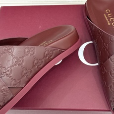 Gucci/古驰26WF新品双G压花交叉带休闲拖鞋双G压花经典永不过时交叉带自带慵懒松弛感小羊皮软到不像 Gucci/古驰26WF新品双G压花交叉带休闲拖鞋双G压花经典永不过时交叉带自带慵懒松弛感小羊皮软到不像