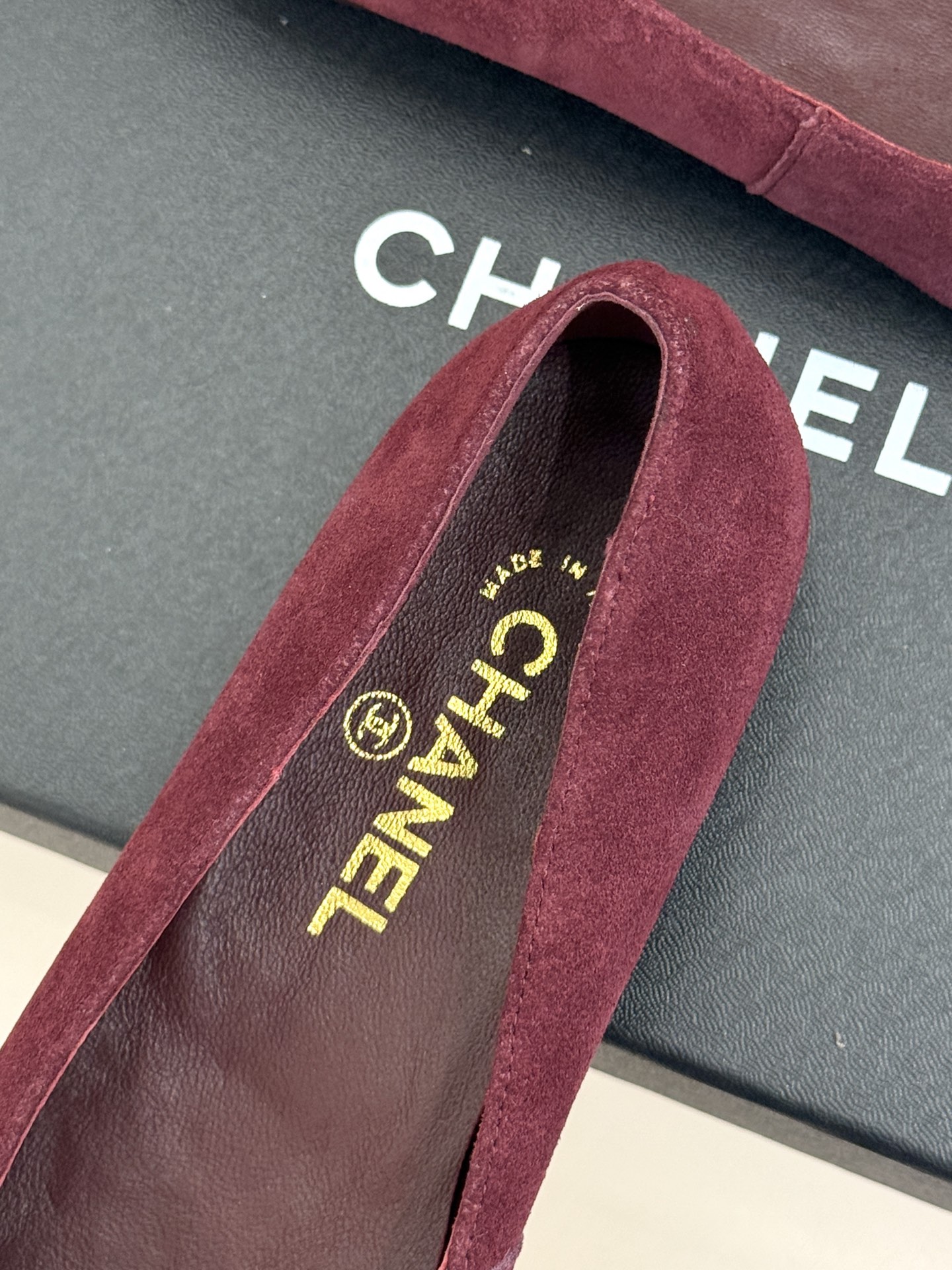 CHANE*｜小香26M新品走秀金属大双C扣方头平底单鞋Chanel 走秀金属大双C单鞋小香系列走秀王炸
