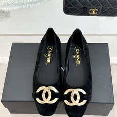 CHANE*|小香26M新品走秀金属大双C扣方头平底单鞋Chanel 走秀金属大双C单鞋小香系列走秀王炸 CHANE*|小香26M新品走秀金属大双C扣方头平底单鞋Chanel 走秀金属大双C单鞋小香系列走秀王炸