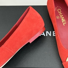 CHANE*|小香26M新品走秀金属大双C扣方头平底单鞋Chanel 走秀金属大双C单鞋小香系列走秀王炸 CHANE*|小香26M新品走秀金属大双C扣方头平底单鞋Chanel 走秀金属大双C单鞋小香系列走秀王炸