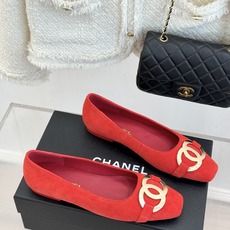 CHANE*|小香26M新品走秀金属大双C扣方头平底单鞋Chanel 走秀金属大双C单鞋小香系列走秀王炸 CHANE*|小香26M新品走秀金属大双C扣方头平底单鞋Chanel 走秀金属大双C单鞋小香系列走秀王炸