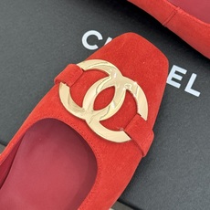 CHANE*|小香26M新品走秀金属大双C扣方头平底单鞋Chanel 走秀金属大双C单鞋小香系列走秀王炸 CHANE*|小香26M新品走秀金属大双C扣方头平底单鞋Chanel 走秀金属大双C单鞋小香系列走秀王炸