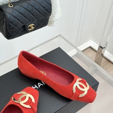CHANE*|小香26M新品走秀金属大双C扣方头平底单鞋Chanel 走秀金属大双C单鞋小香系列走秀王炸 CHANE*|小香26M新品走秀金属大双C扣方头平底单鞋Chanel 走秀金属大双C单鞋小香系列走秀王炸