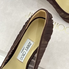 Jimmy Choo/吉米周JC26WF新品蝴蝶结尖头平底高跟鞋单鞋吉米周春夏仙女本命鞋真丝网纱漾着朦胧 Jimmy Choo/吉米周JC26WF新品蝴蝶结尖头平底高跟鞋单鞋吉米周春夏仙女本命鞋真丝网纱漾着朦胧